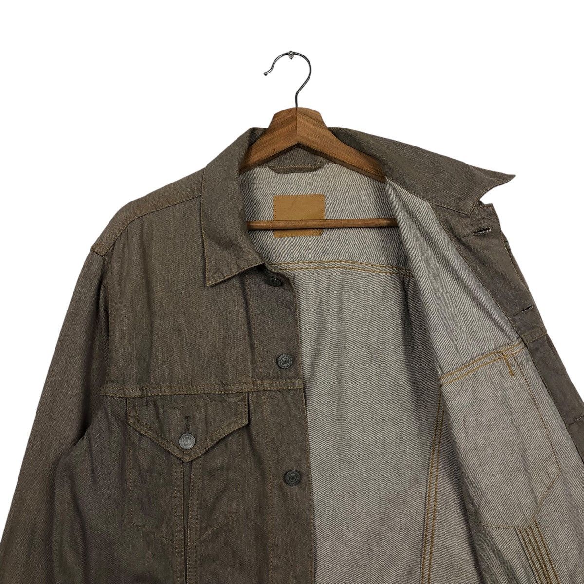 Japanese Brand 📌Vintage Chore Denim Biker Jacket Uniqlo Issey Miyake Size US L / EU 52-54 / 3 - 13 Thumbnail