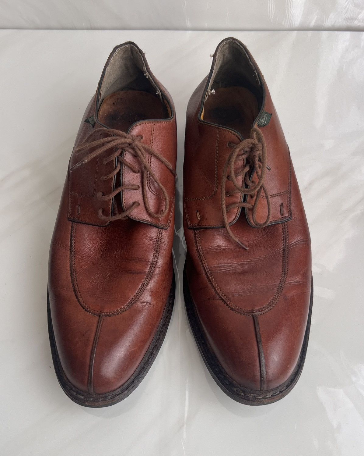 Paraboot Paraboot Avigon Griff brown leather split toe derby shoes Size US 9.5 / EU 42-43 - 10 Thumbnail