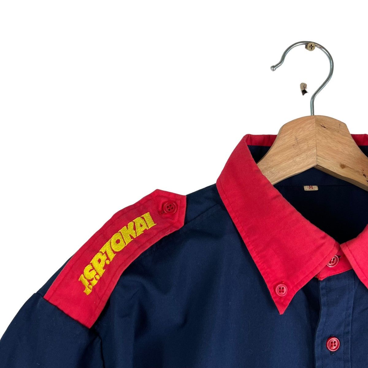 Japanese Brand 🔥VINTAGE SHIRT RACING JACKET JSP RACING BIG LOGO Size US M / EU 48-50 / 2 - 8 Thumbnail