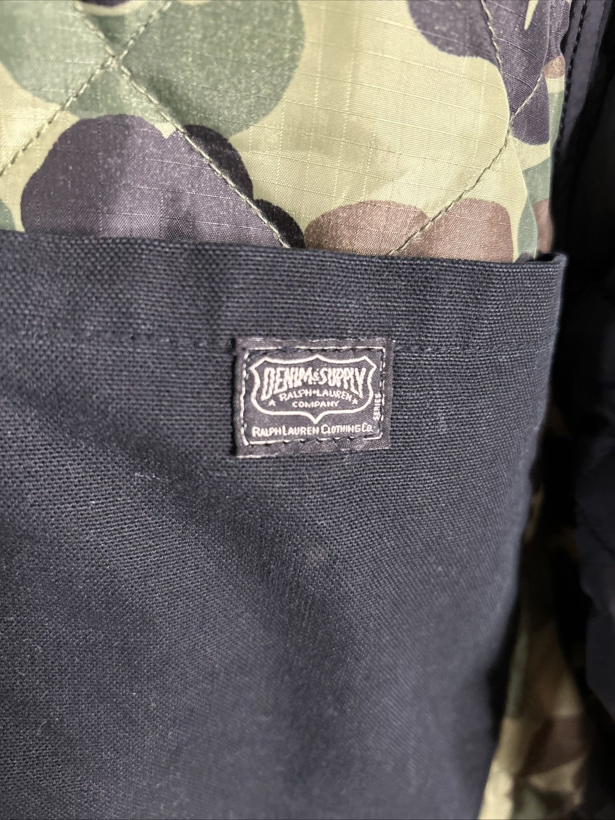 Denim & Supply Ralph Lauren Denim and Supply Ralph Lauren Camo Bomber Jacket Size US XL / EU 56 / 4 - 3 Thumbnail