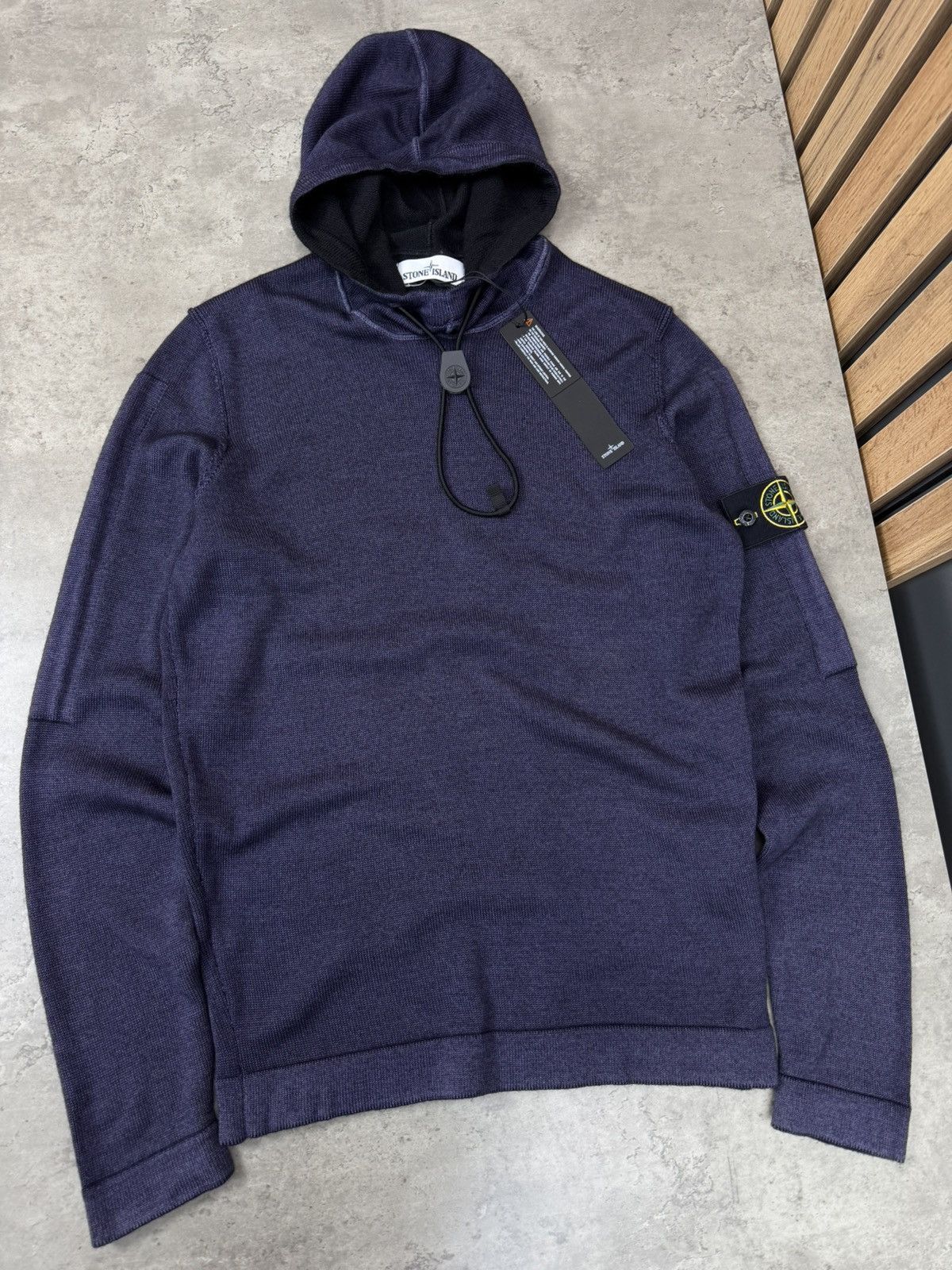 Stone Island Stone Island Fast Dye-Air Brush Wool Sweater Size M Size US M / EU 48-50 / 2 - 1 Thumbnail
