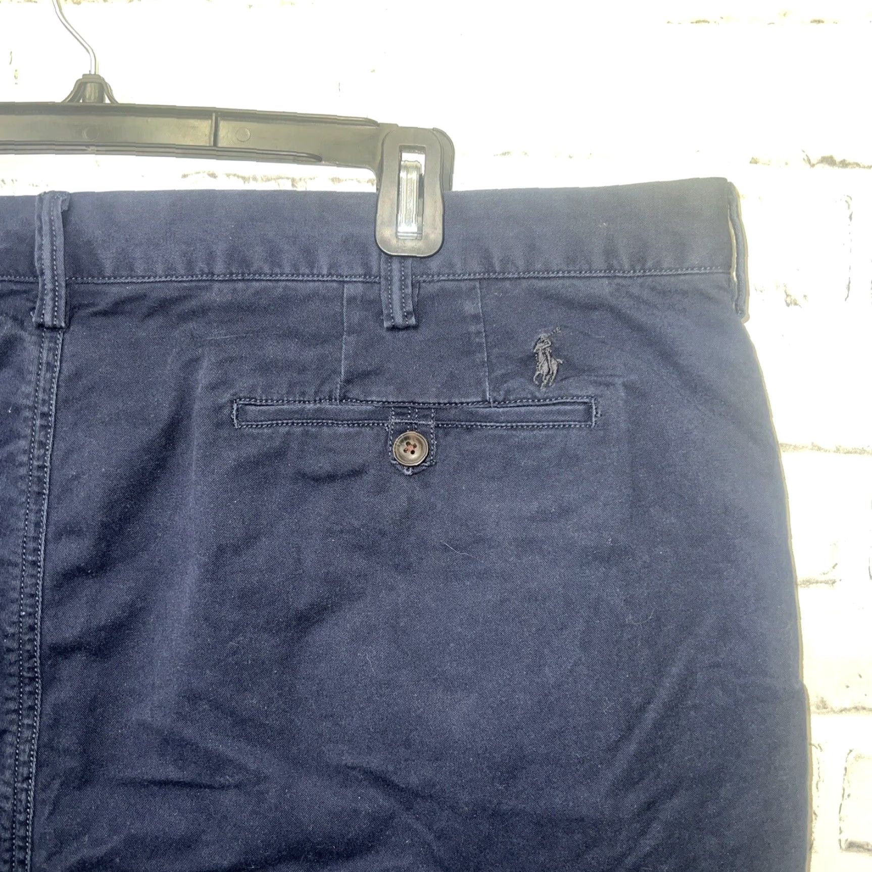 Polo Ralph Lauren Polo Ralph Lauren Shorts Mens 42 Blue Classic Fit Stretch Chino Casual Size US XL / EU 56 / 4 - 3 Thumbnail