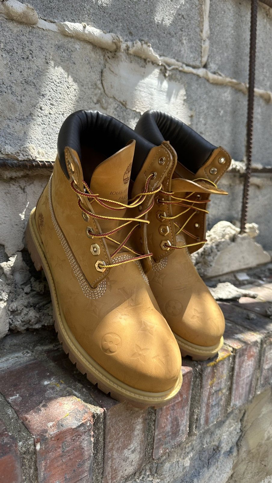 Louis Vuitton × Timberland Louis Vuitton x Timberland “Wheat” Boot Size US 8.5 / EU 41-42 - 1 Thumbnail