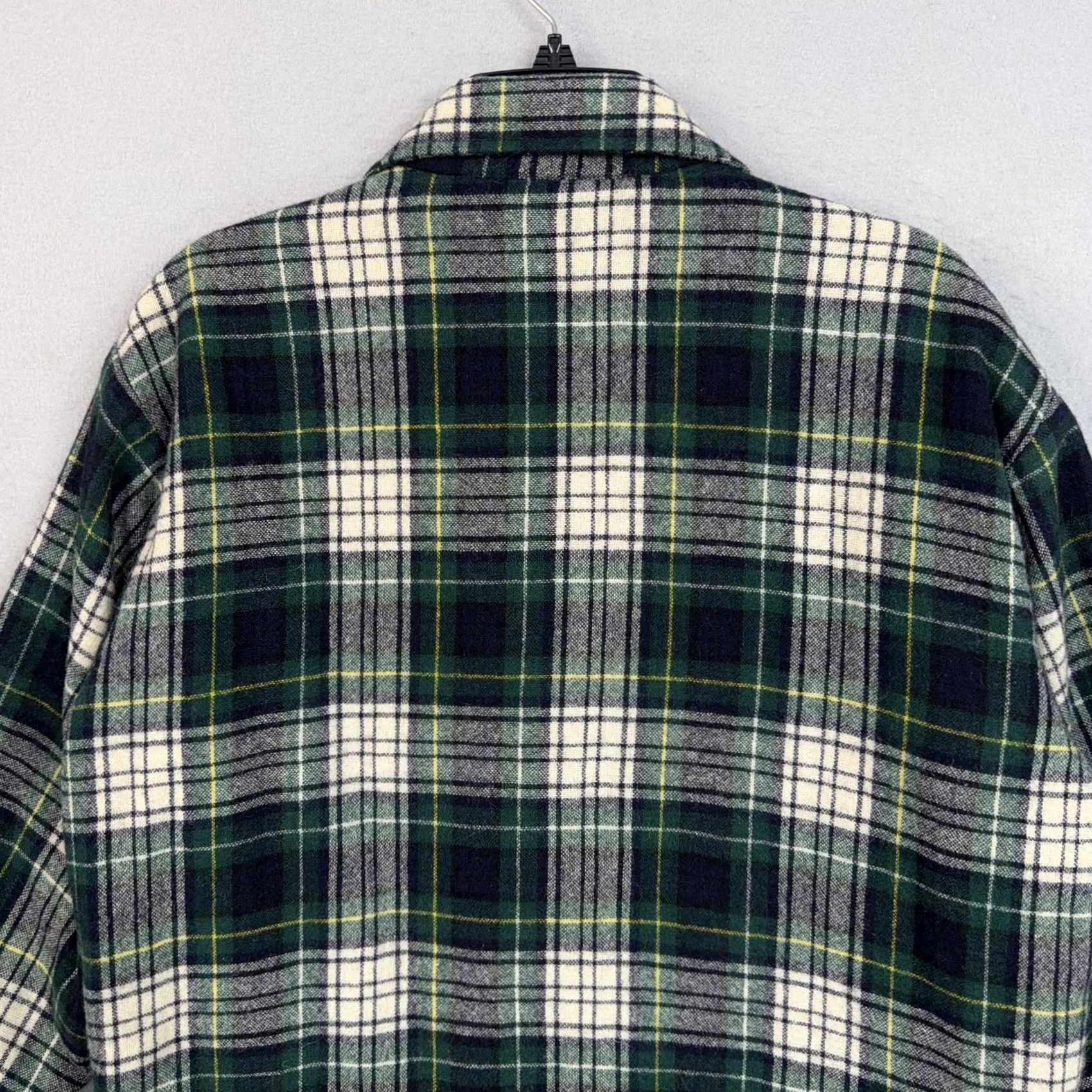 Vintage VINTAGE St. John's Bay Jacket Mens Large Green Plaid Quilted Wool Shirt Shacket Size US L / EU 52-54 / 3 - 6 Thumbnail