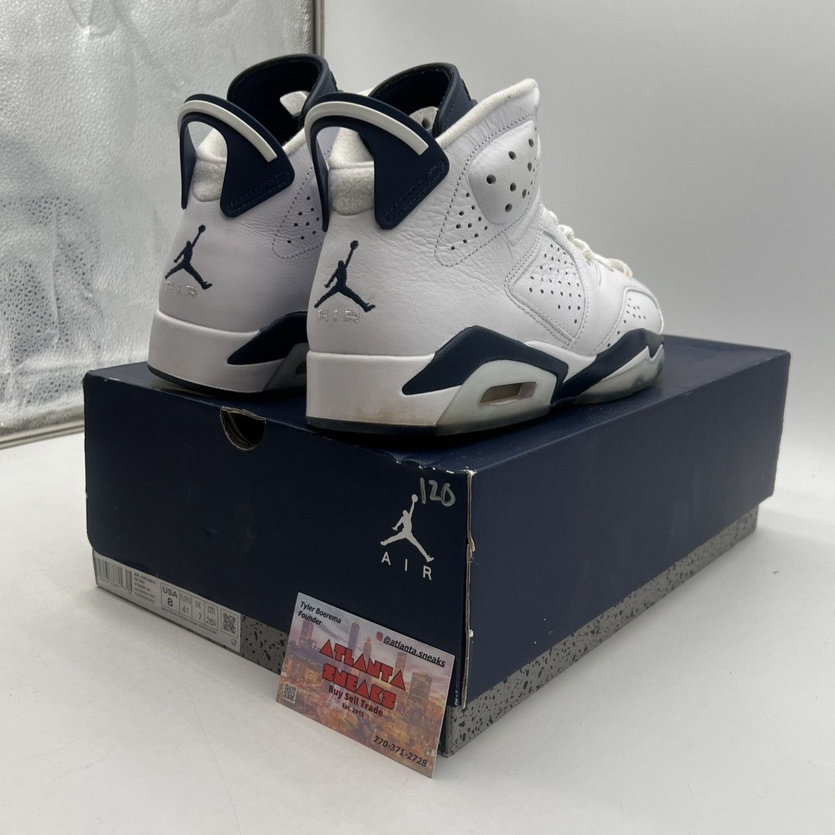 Jordan Brand Air Jordan 6 midnight navy Size US 8 / EU 41 - 5 Thumbnail