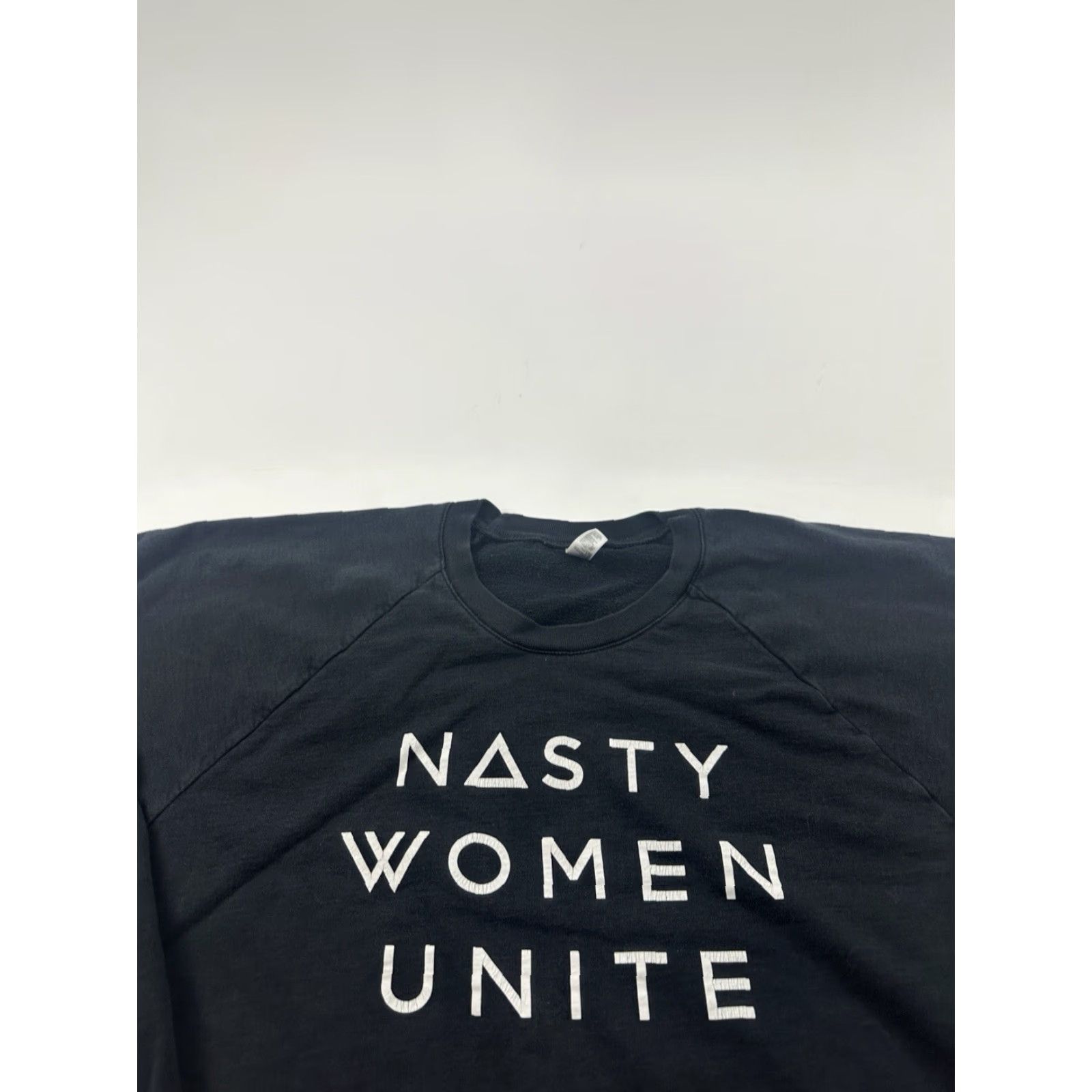 American Apparel Nasty Women Unite Sweatshirt Womens 2XL Black Crew Neck Pullover Ladies Size XXL / US 16-18 / IT 52-54 - 2 Thumbnail