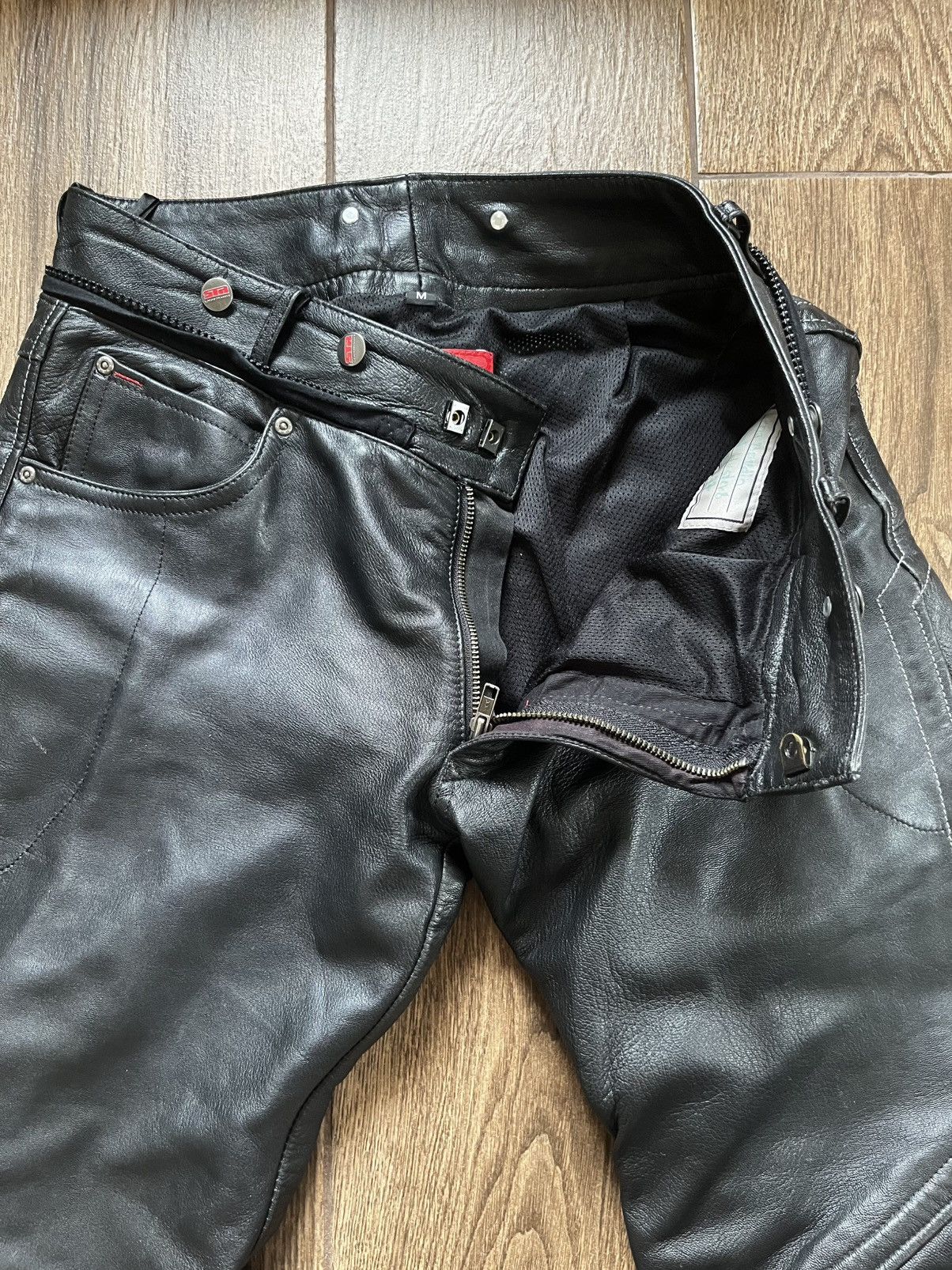 Vintage Lindstrands leather motocross pants Size US 33 - 3 Thumbnail
