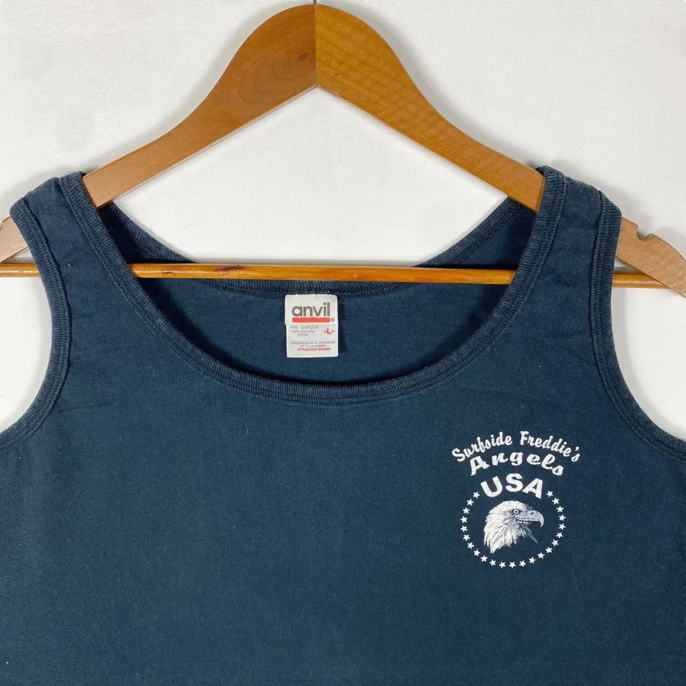 Vintage Vintage 00's SURFSIDE FREDDIE'S Tazmanian Bike Week Tank Top Size L / US 10 / IT 46 - 4 Thumbnail