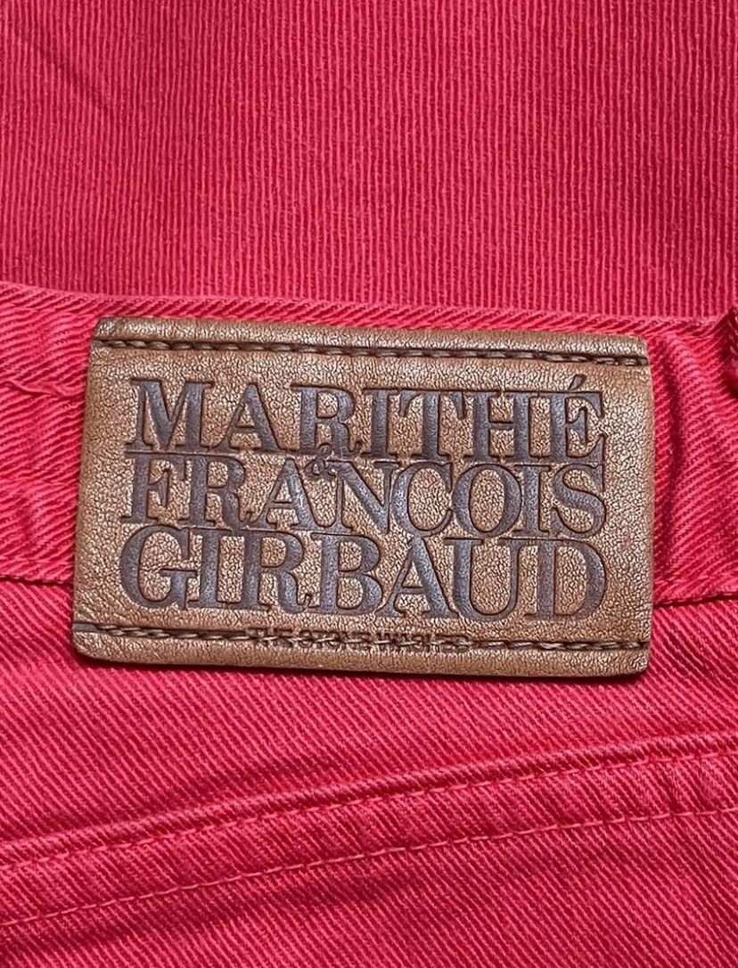 Marithe + Francois Girbaud Marithe Francois Girbaud Red Denim Jeans Size US 29 - 6 Thumbnail