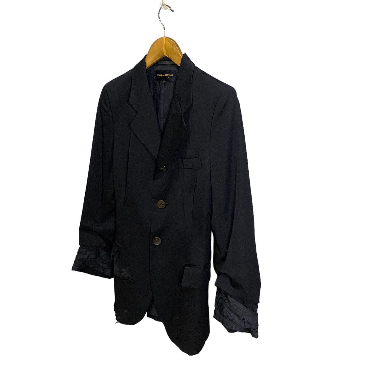 Comme des Garcons × Japanese Brand × Vintage Comme Des Garcons AD1992 distressed blazer coat Size US S / EU 44-46 / 1 - 3 Thumbnail