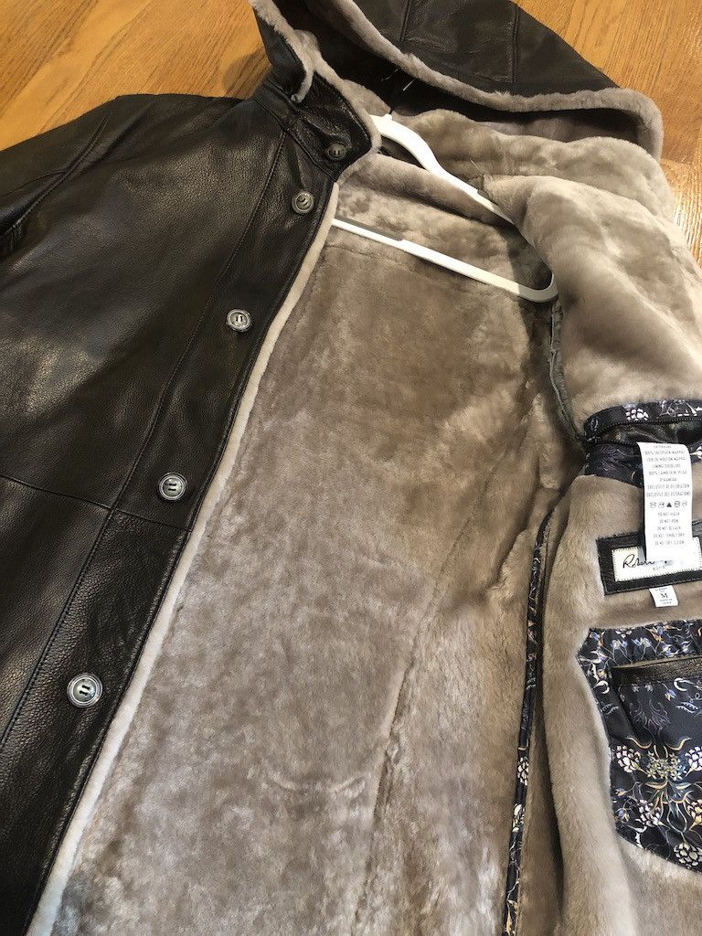 Robert Graham RARE - Robert Graham Genuine Leather Fur Lined Jacket Size US M / EU 48-50 / 2 - 5 Thumbnail