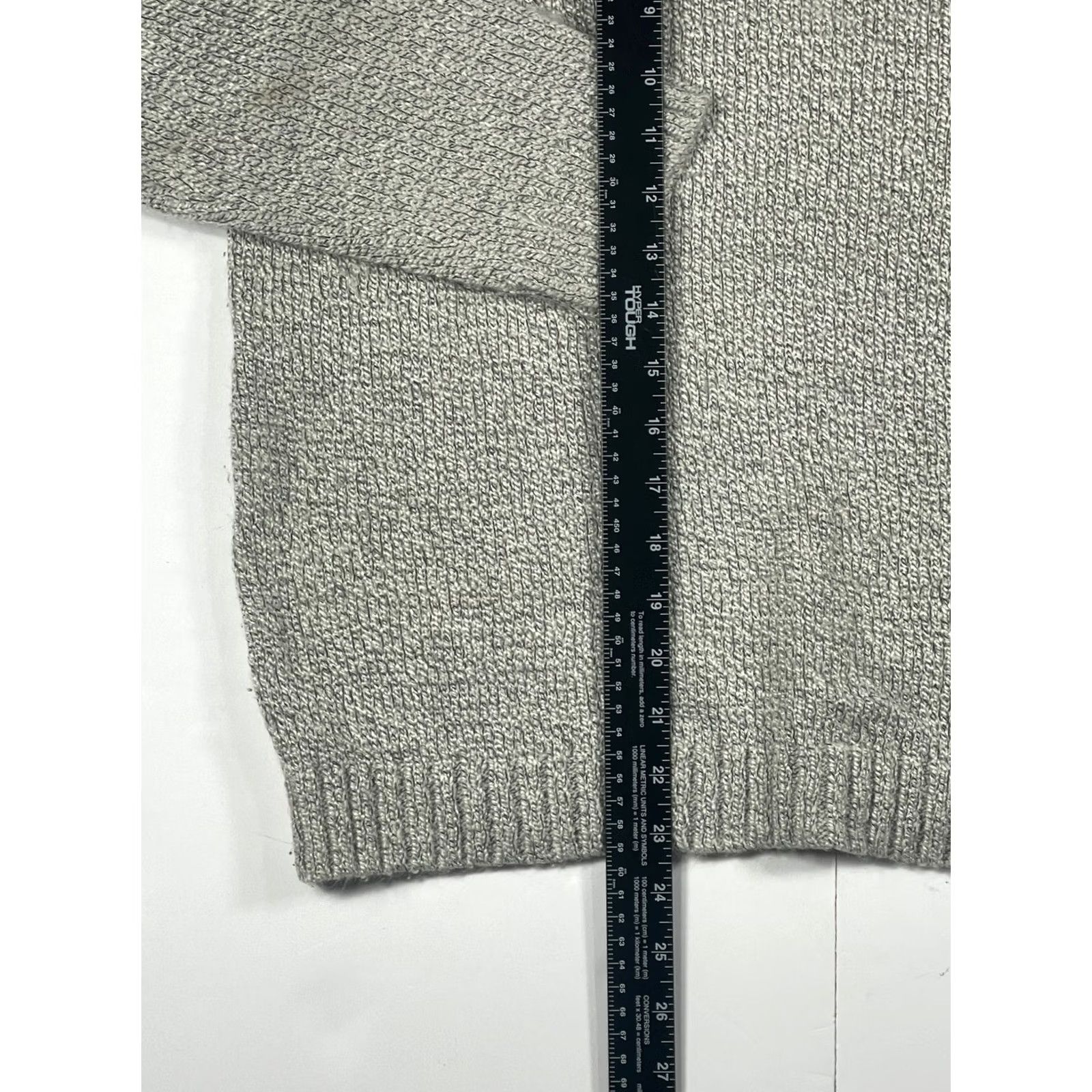 Vintage St. John's Bay Sweater Shirt Womens PXL Petite Gray Knit High Neck Pullover Shirt Size XL / US 12-14 / IT 48-50 - 4 Thumbnail