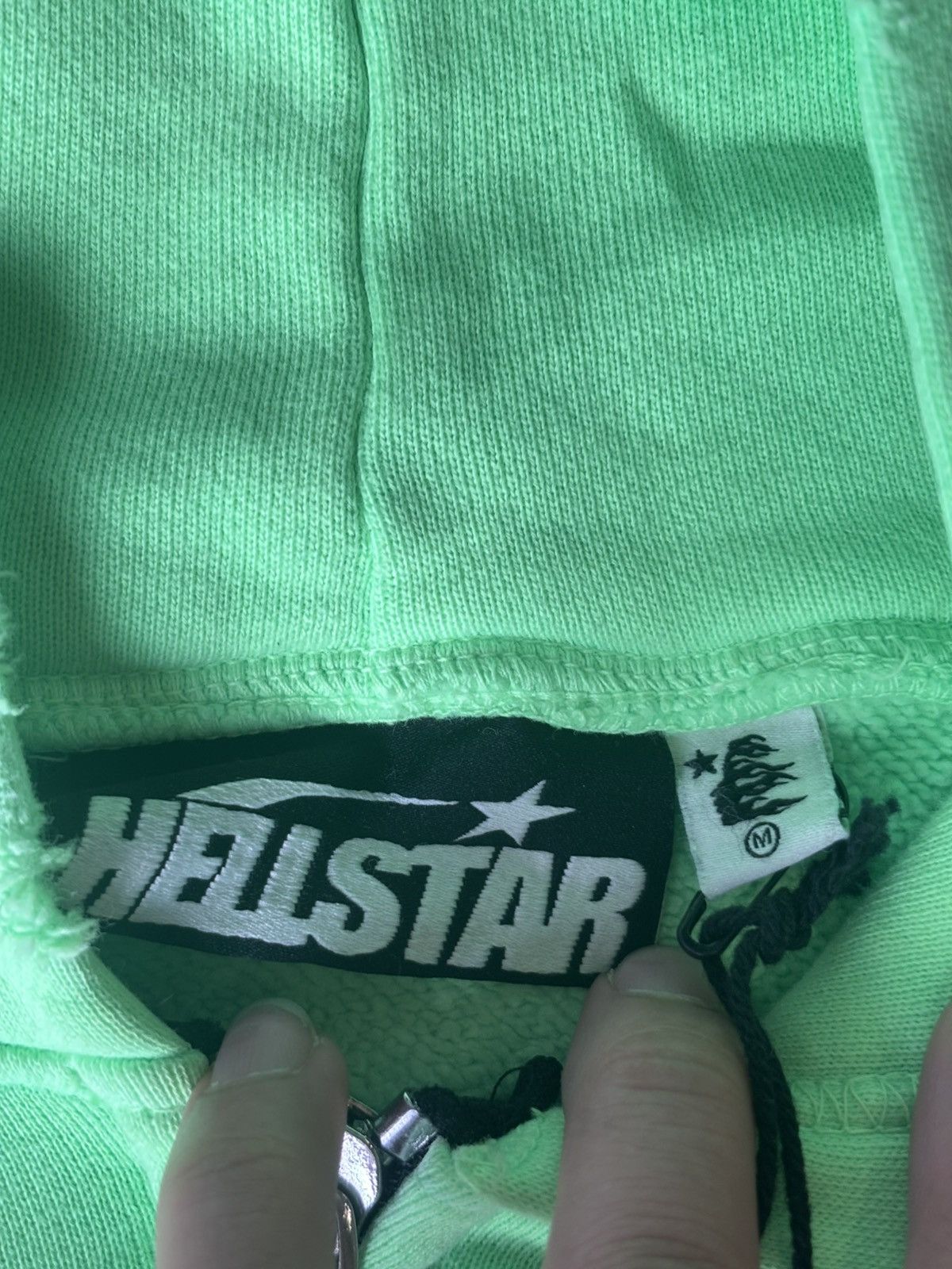 HELLSTAR HELLSTAR HOODIE GRAFFITI ZIP UP LIME GREEN SIZE M Size US M / EU 48-50 / 2 - 5 Thumbnail