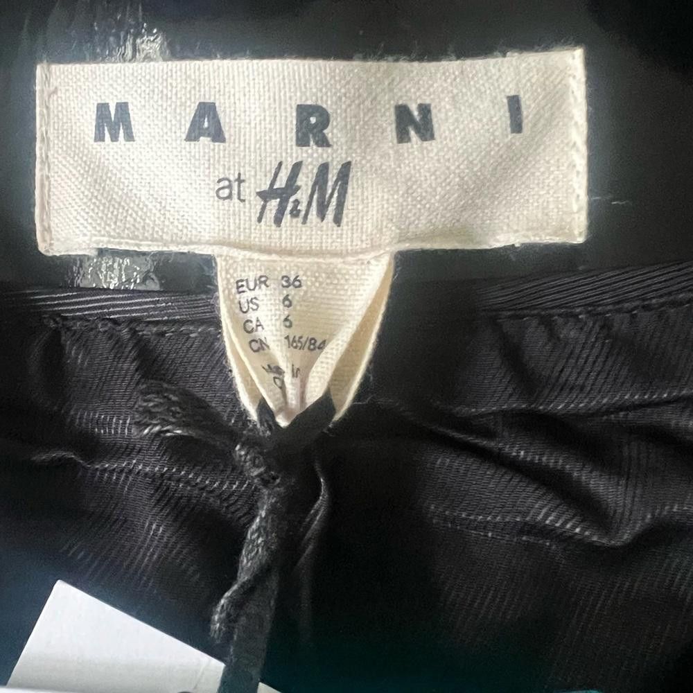 H&M × Marni Marni x H&M Patent Leather Bomber Jacket Size Small NWT Size M / US 6-8 / IT 42-44 - 12 Thumbnail