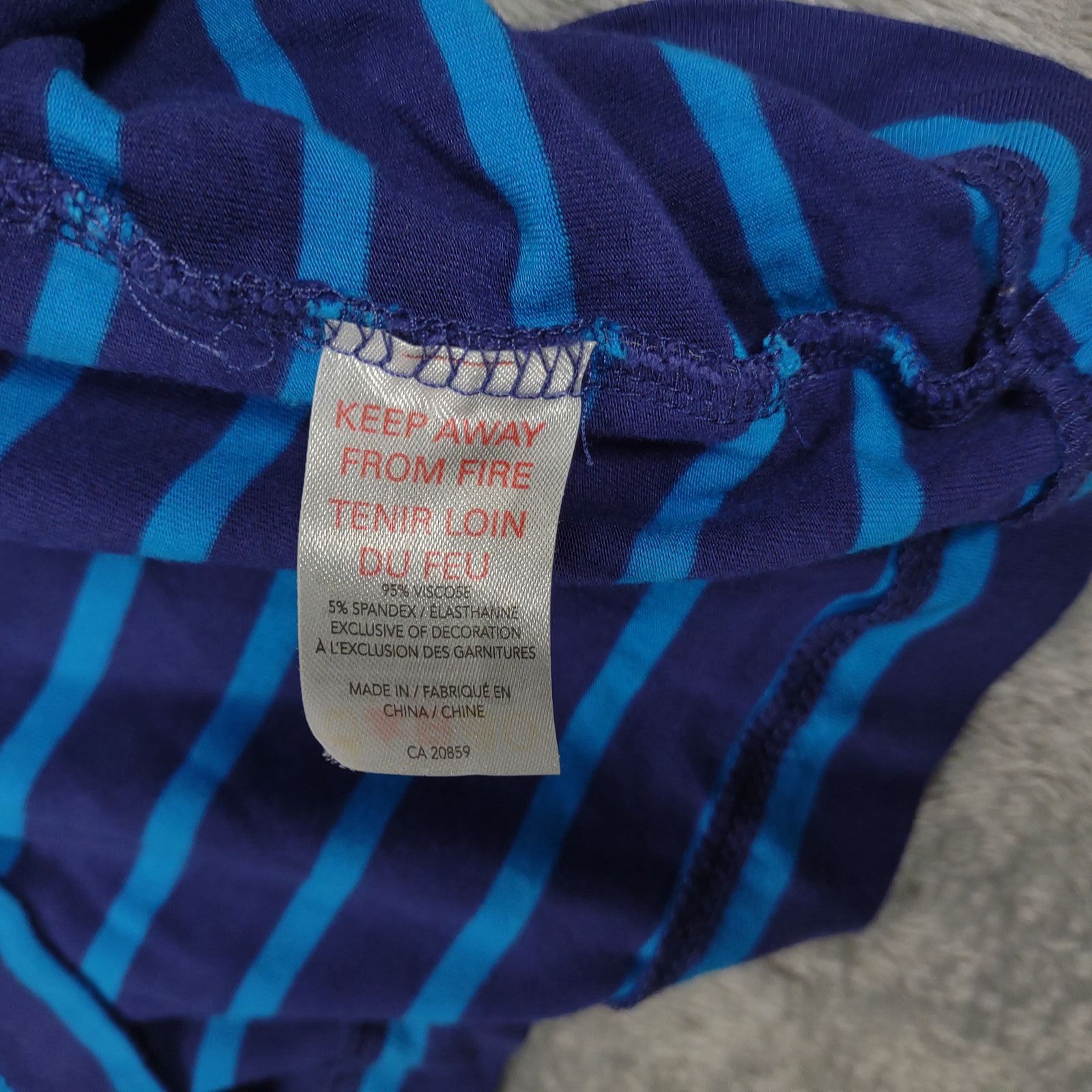 Other HATLEY Aero Stripe Peplum Sleeve Casual Dress Ultra Marine Size S / US 4 / IT 40 - 8 Thumbnail