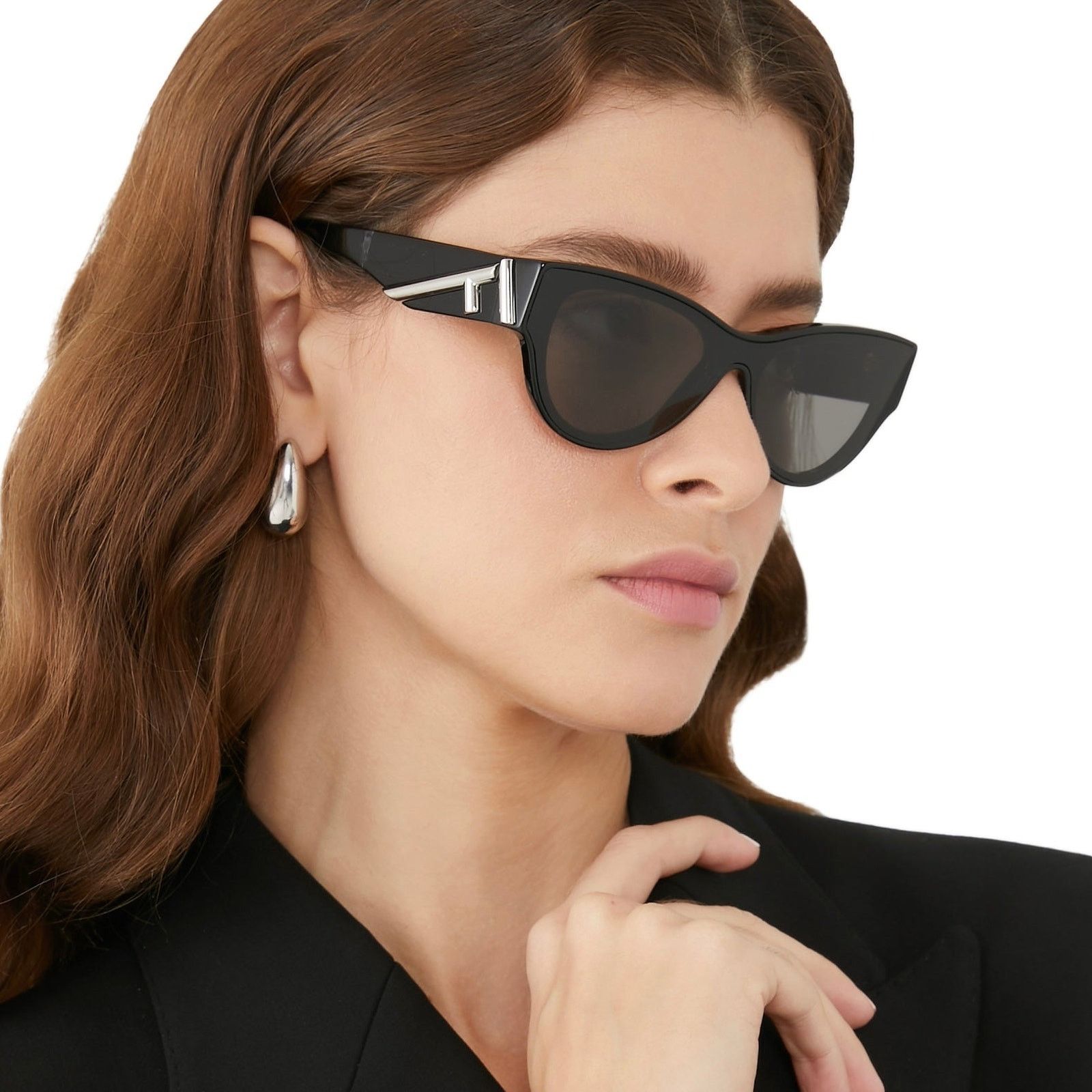 Fendi New!!! FENDI Sunglasses FE40135F 01A Authentic Size ONE SIZE - 3 Thumbnail