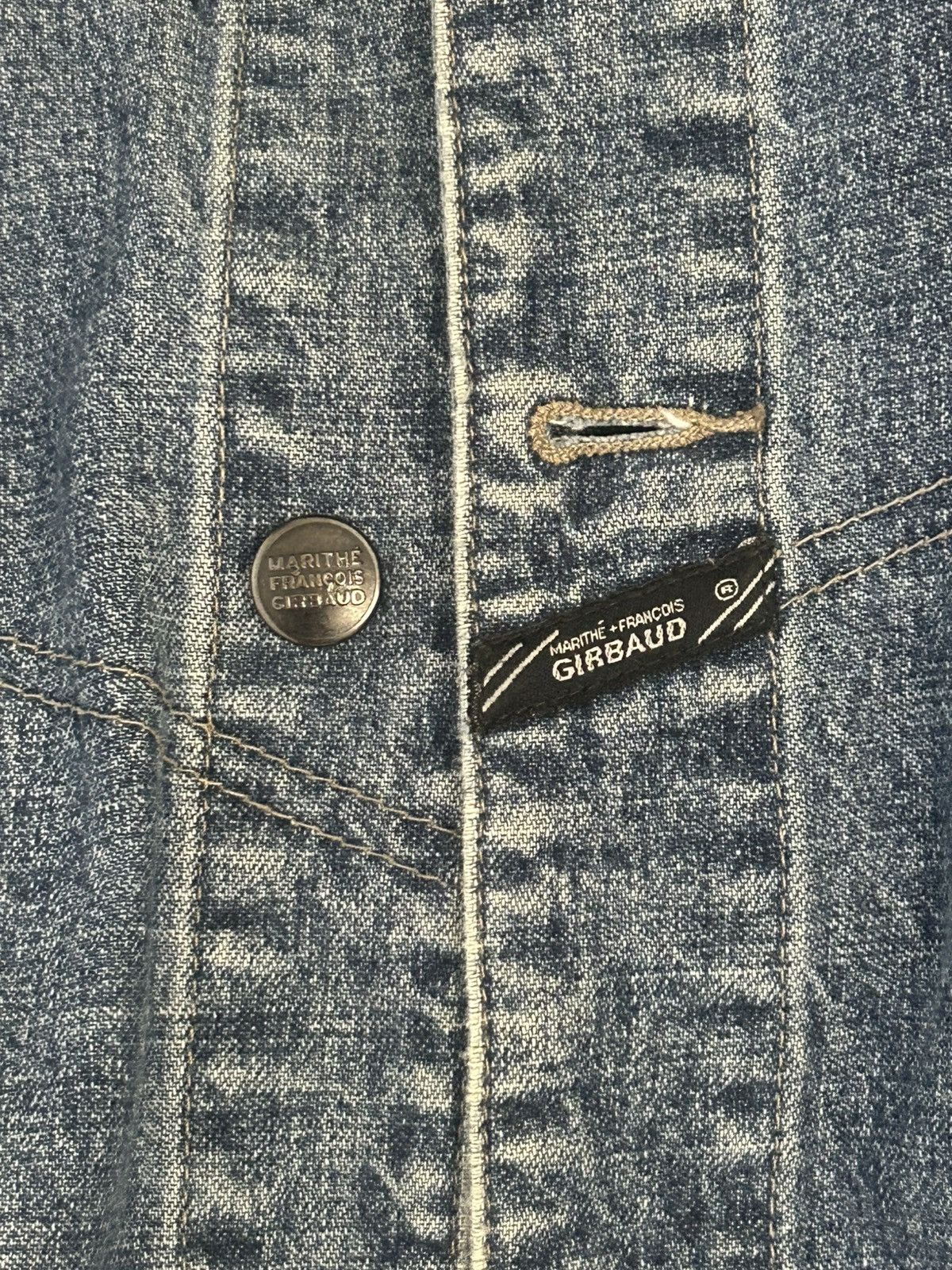 Japanese Brand Vintage Marithe Francois Girbaud Blue Denim Chire Jacket Size US XXL / EU 58 / 5 - 9 Thumbnail