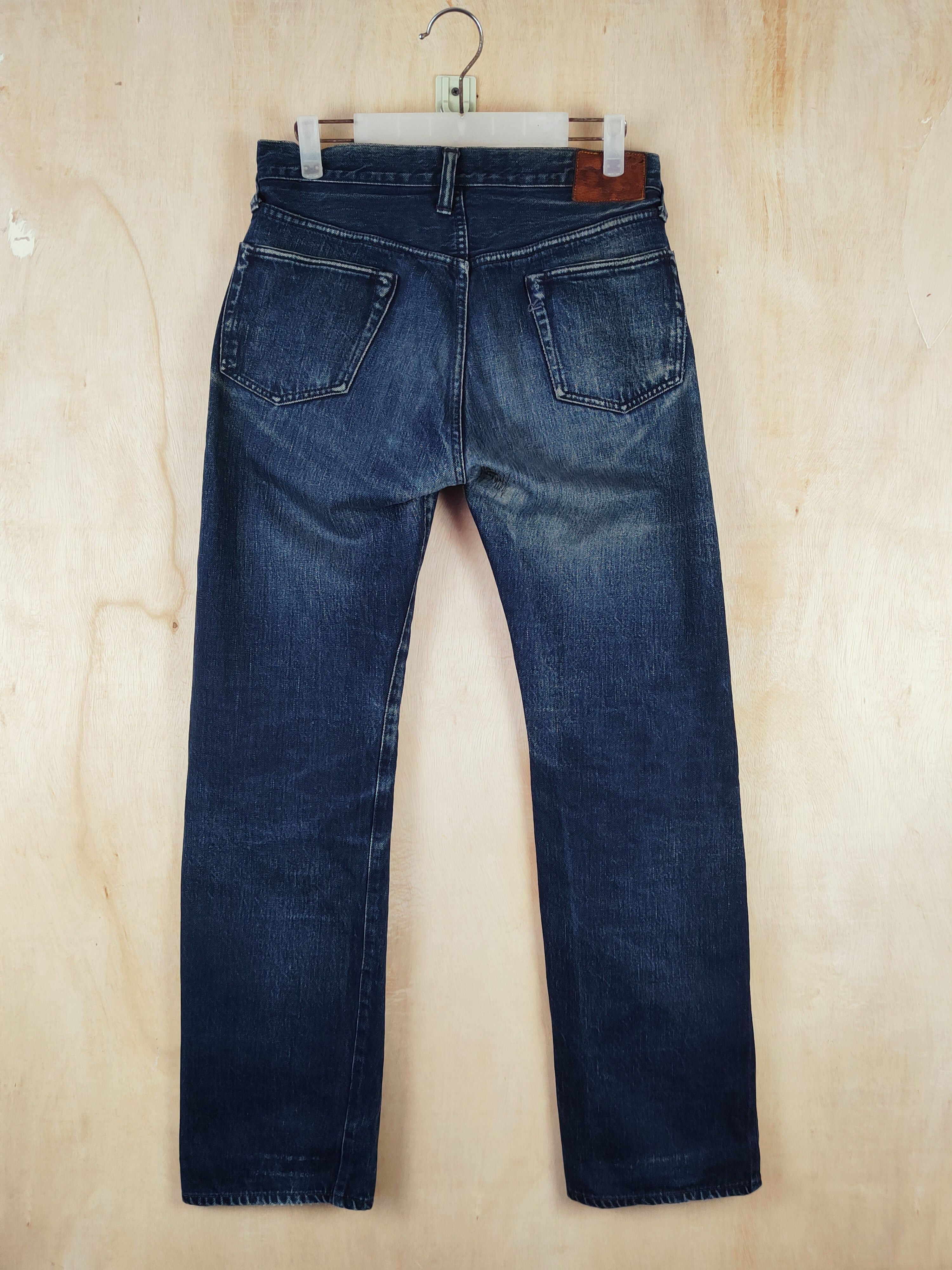 45rpm DL R Dark Blue Distressed Ripped Jeans #2668 Size US 30 / EU 46 - 7 Thumbnail