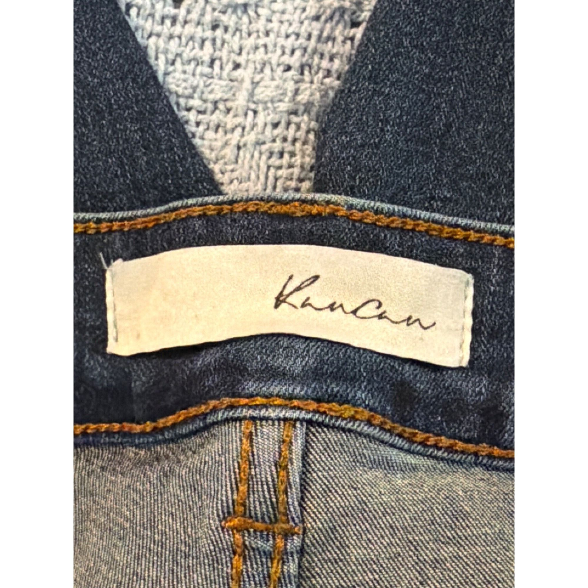 Kancan USA Kancan Capri Blue Denim Jeans Distressed Mid Rise Stretch Da Size 32" / US 10 / IT 46 - 5 Thumbnail