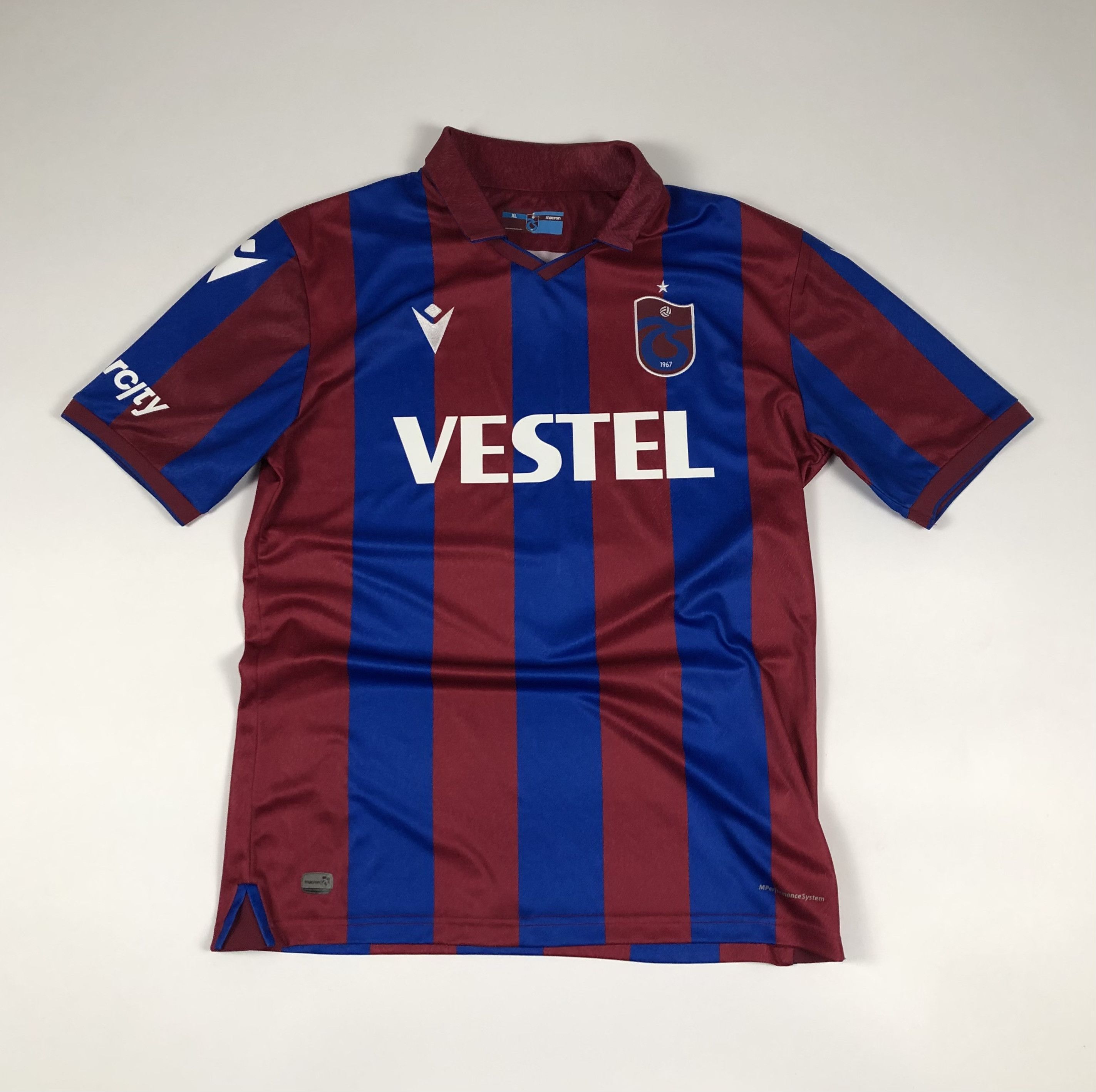 FC Trabzonspor 2019/2020 Away #10 Ömür Macron Jersey Soccer Shirt Size M