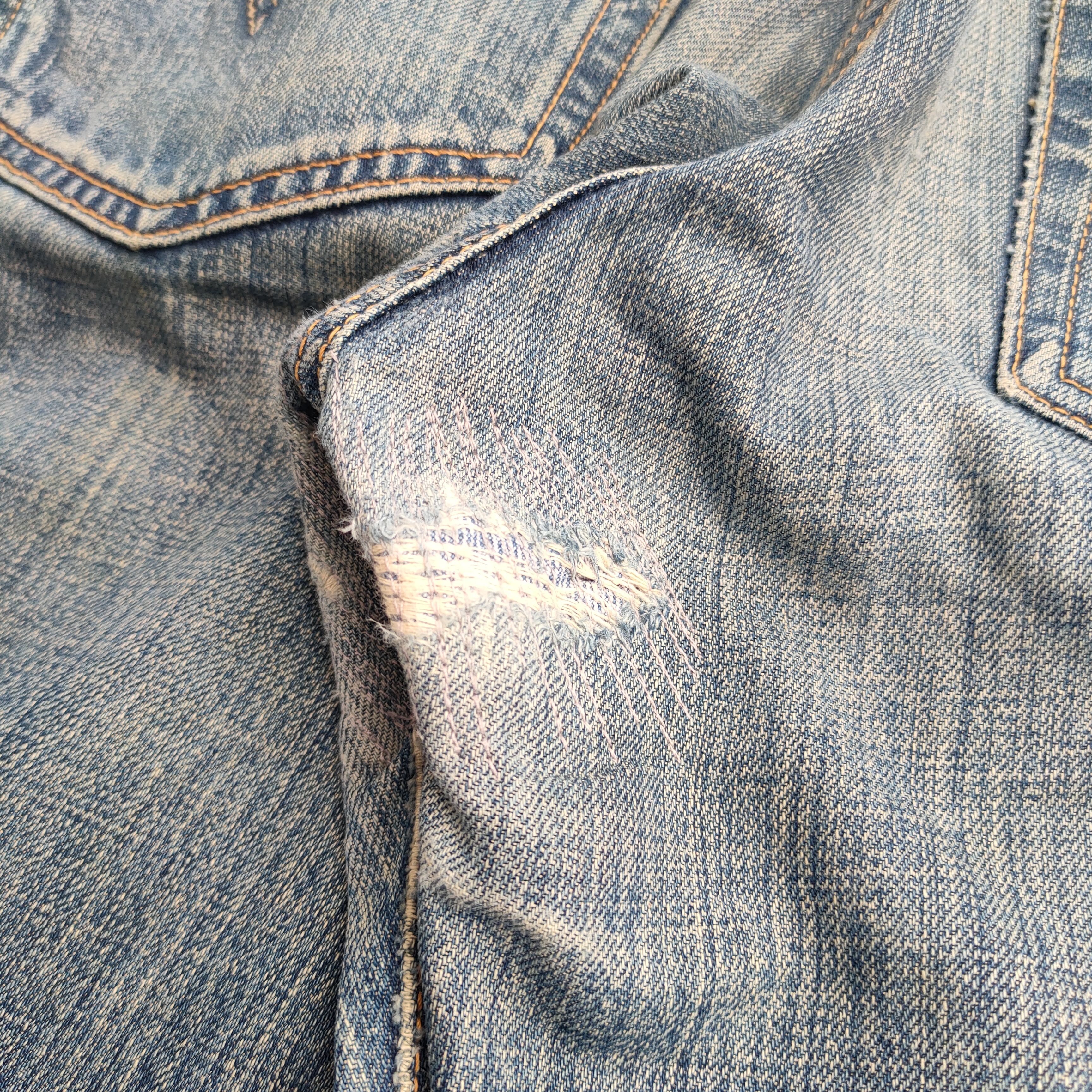 Levi's vintage Levi's 501 faded jeans denim pants Size US 33 - 14 Thumbnail