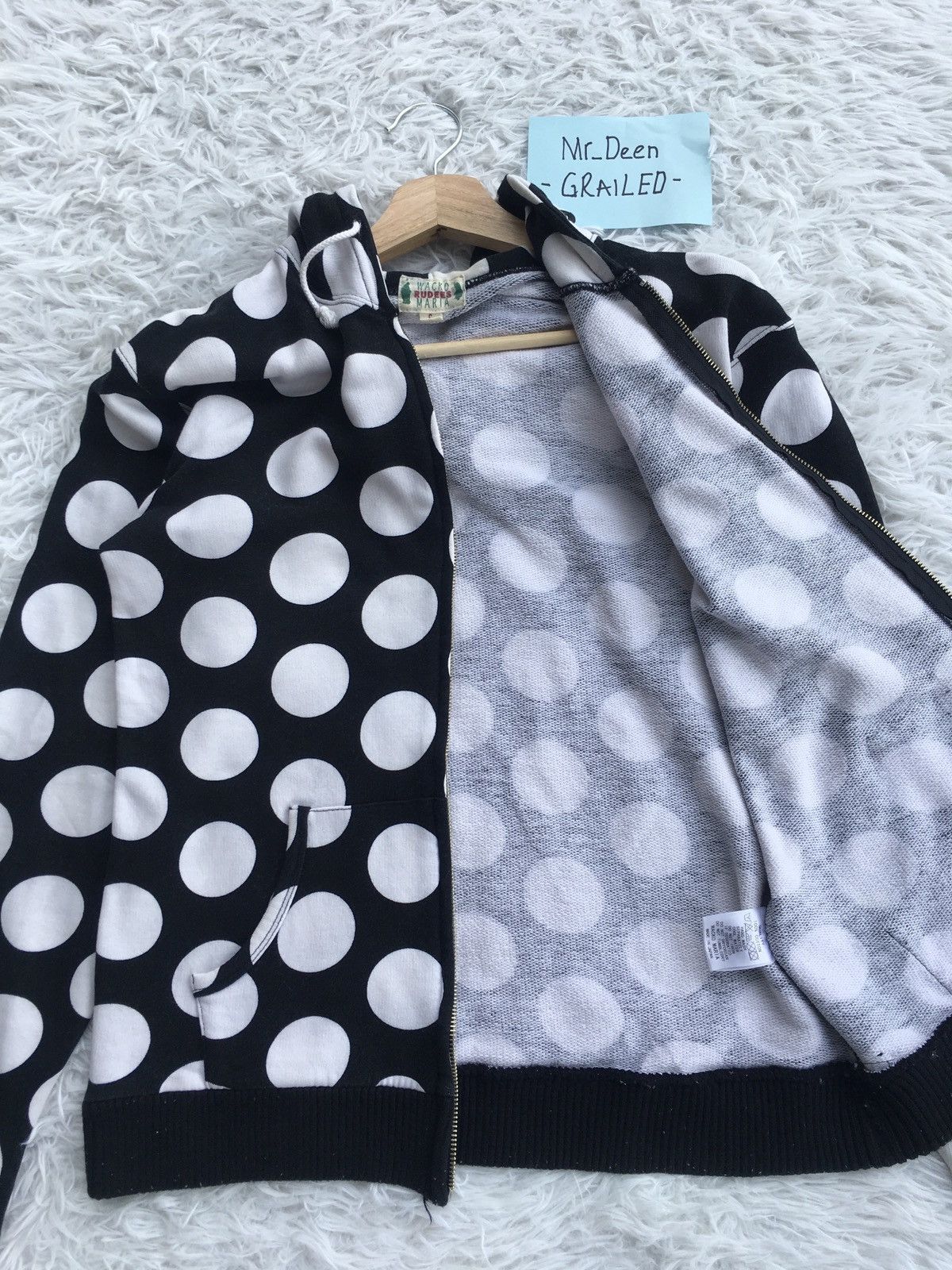 Wacko Maria Rare The Guilty Party Wacko Maria Polka Dots Hoodie Sweater Size S / US 4 / IT 40 - 10 Thumbnail