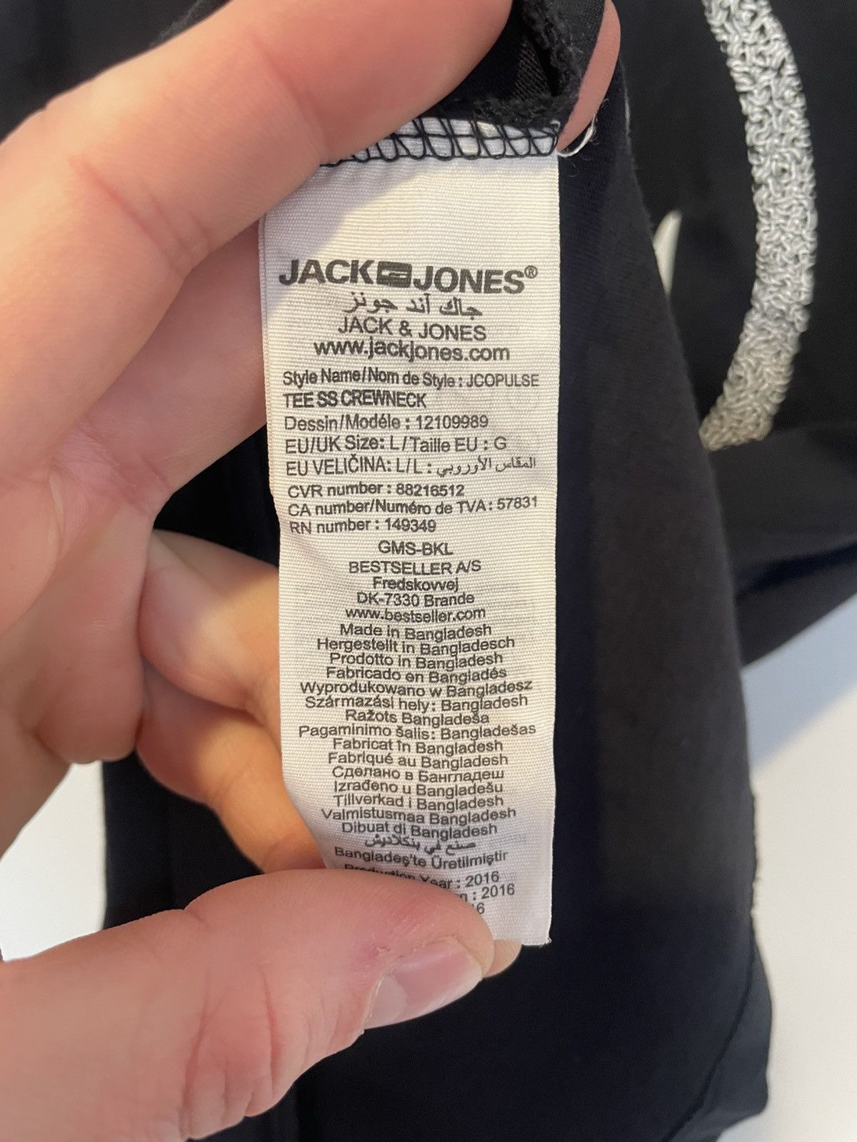 Jack & Jones Jack & Jones Core Mountain Graphic Tee - Black - M Size US M / EU 48-50 / 2 - 8 Thumbnail