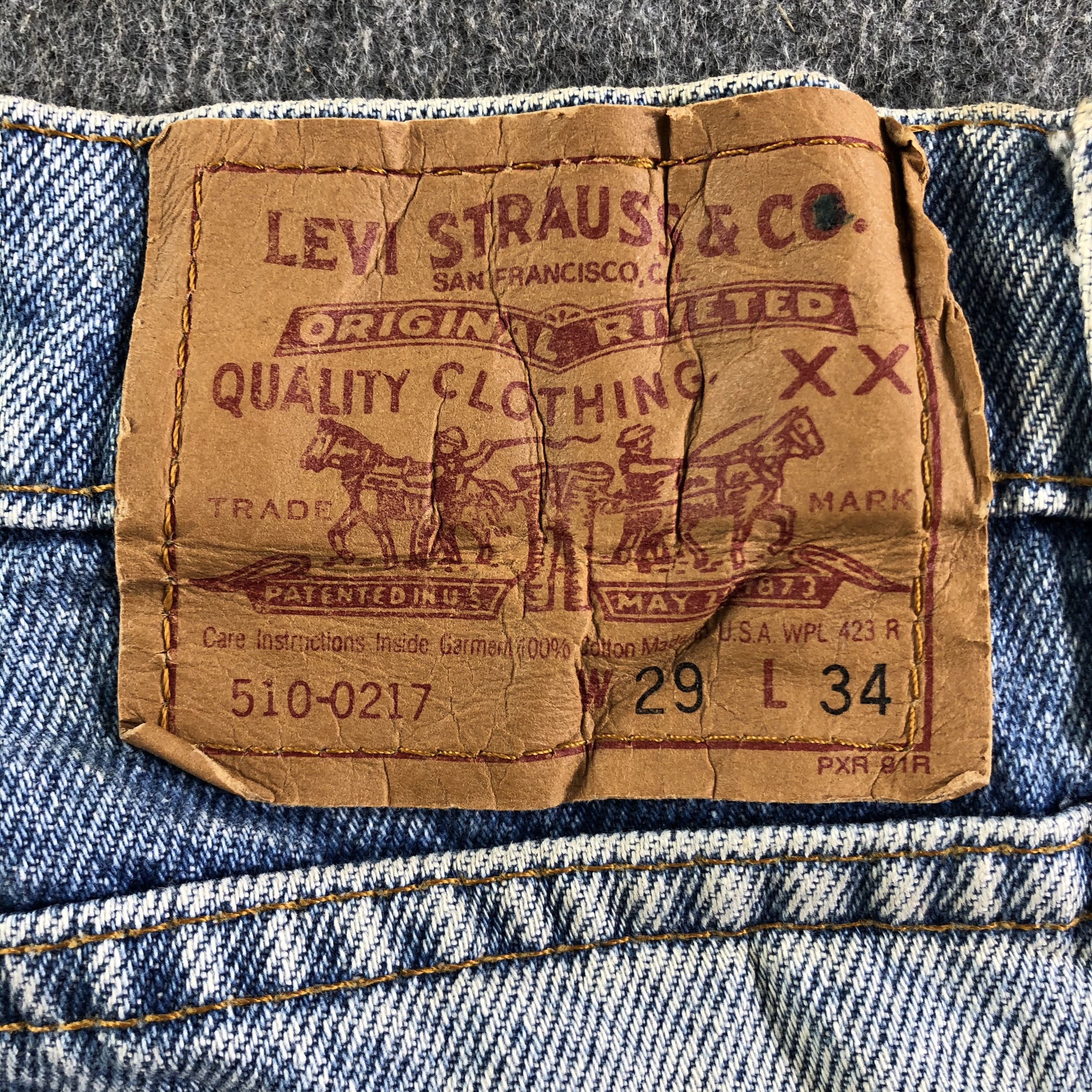 Levi's 90s Vintage Light Wash Levis 510 Jeans-J3933 Size US 28 / EU 44 - 5 Thumbnail