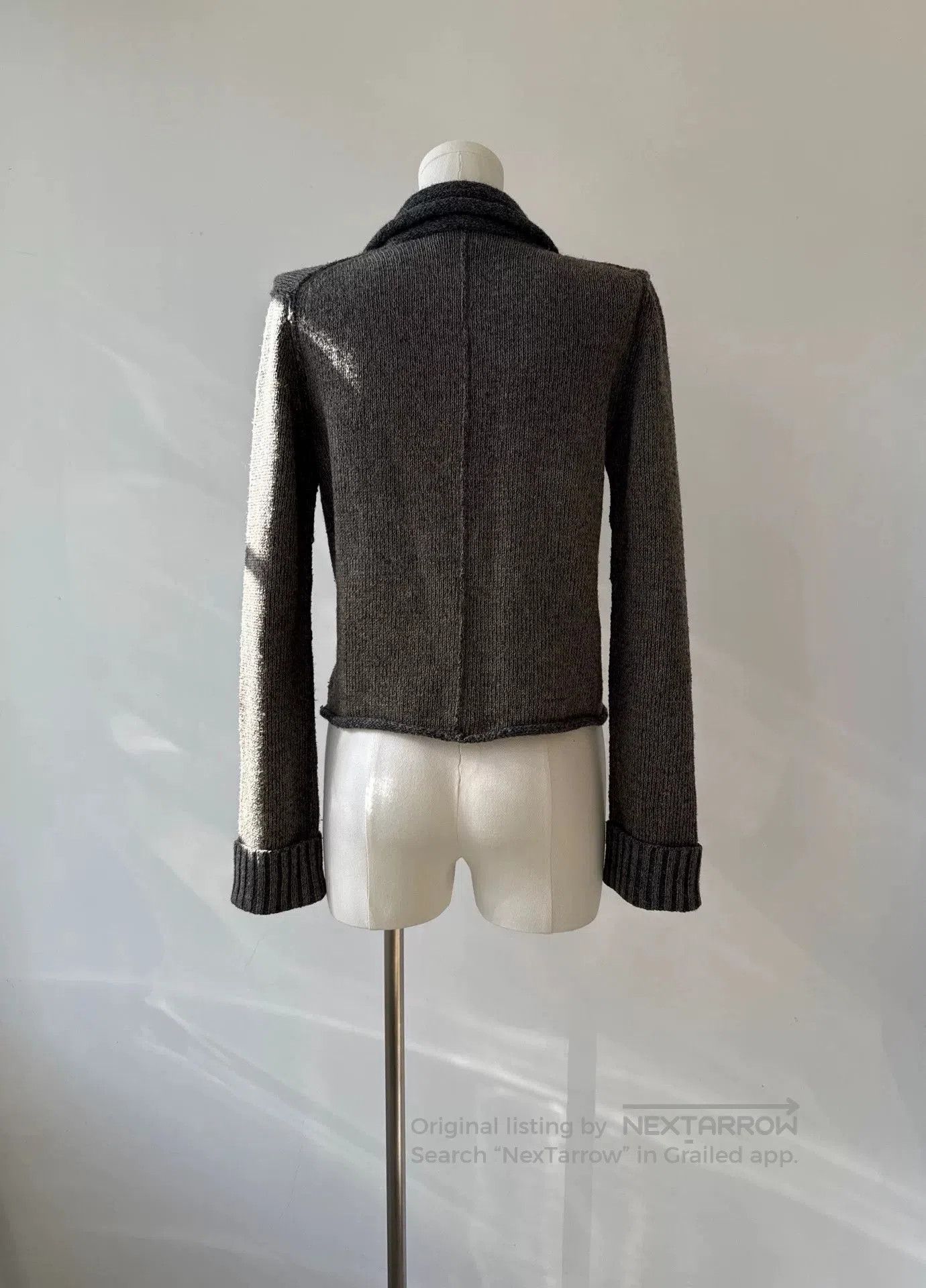 Y's Yohji Yamamoto Wool Short Cardigan. Size L / US 10 / IT 46 - 5 Thumbnail