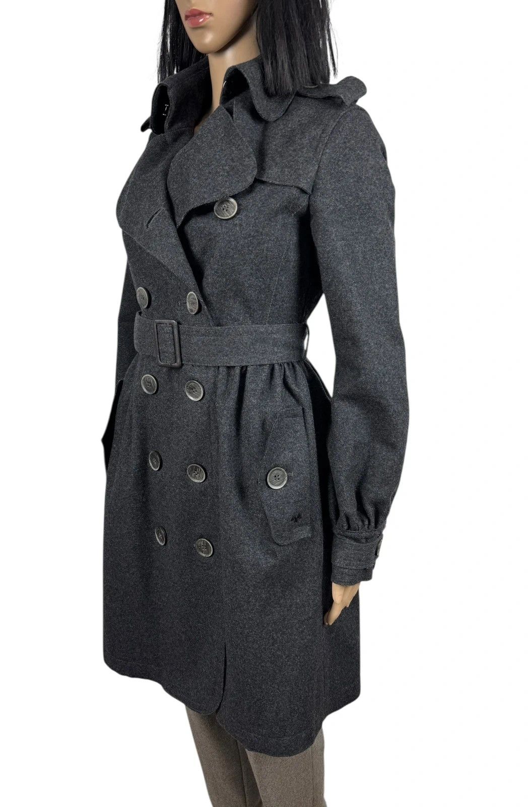 Burberry Thomas Burberry Trench Coat Wool Cashmere Belted size XS Size XS / US 0-2 / IT 36-38 - 6 Thumbnail
