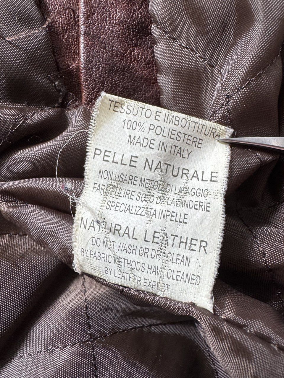Leather Vintage Master Pelle Brown Leather Bomber Jacket Distressed Size US L / EU 52-54 / 3 - 13 Thumbnail