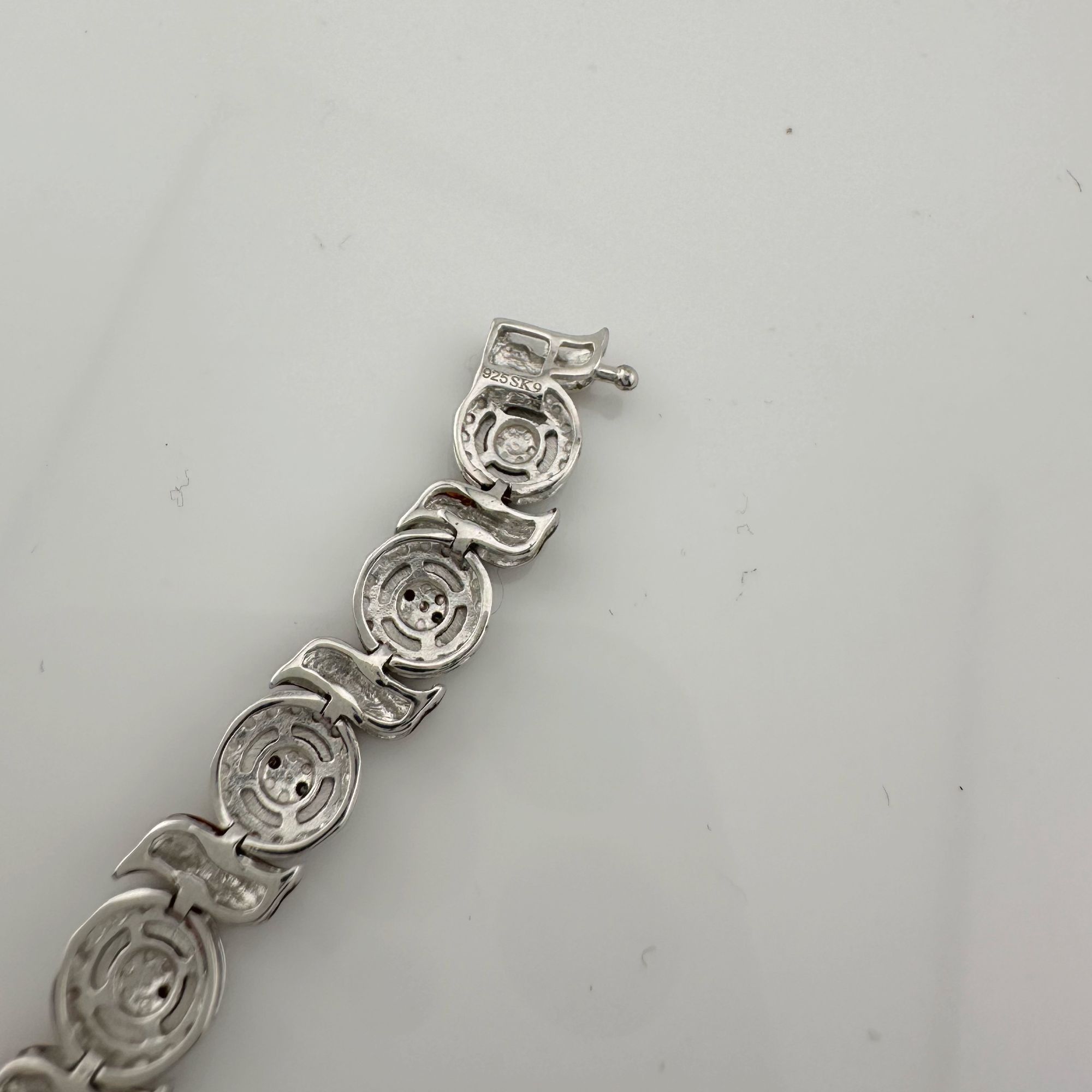 Other Beautiful Rose Gold Overlaying Sterling Diamond Bracelet Size ONE SIZE - 9 Thumbnail