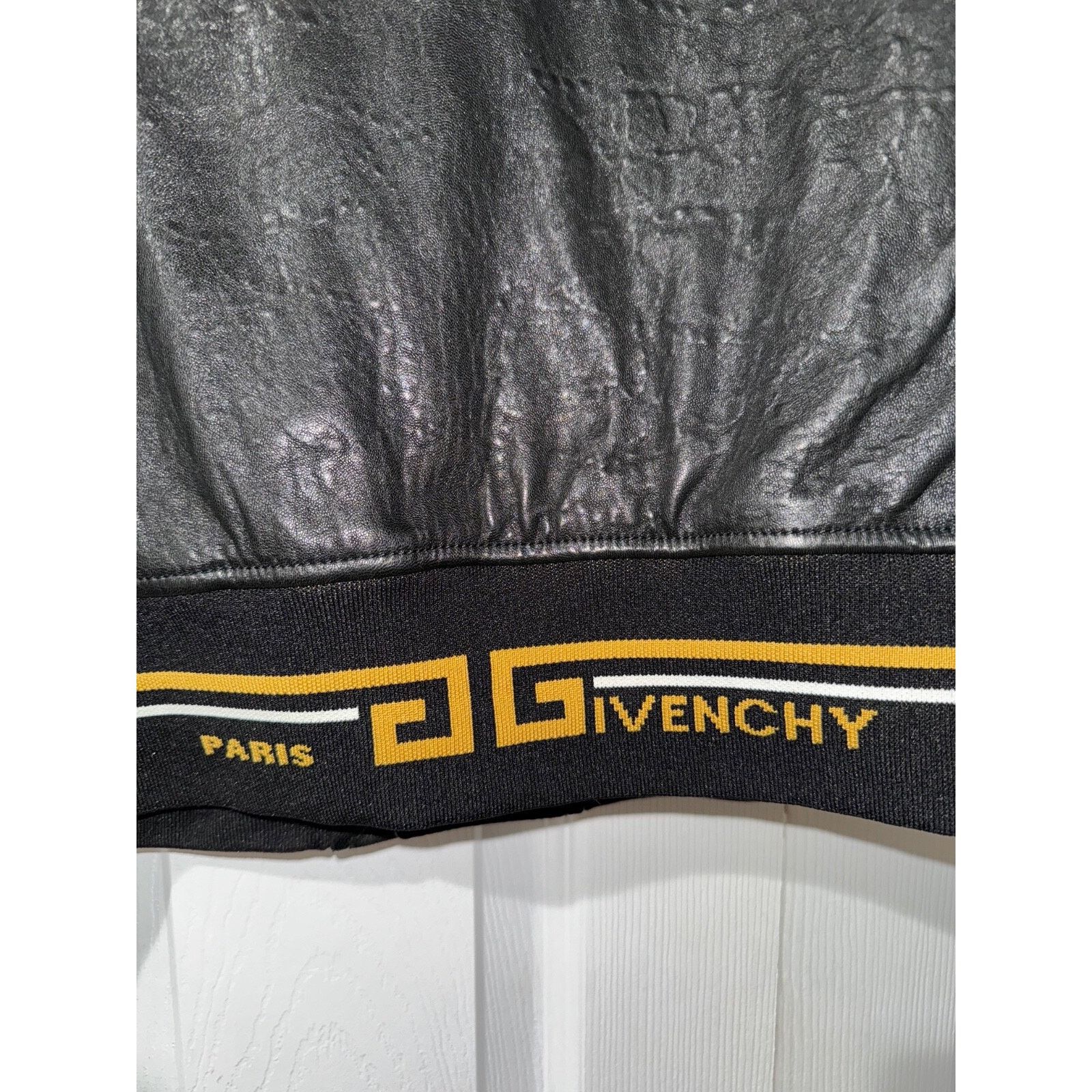 Givenchy Givenchy Leather Monogram Varsity Bomber Blouson Jacket 50 Size US M / EU 48-50 / 2 - 17 Thumbnail