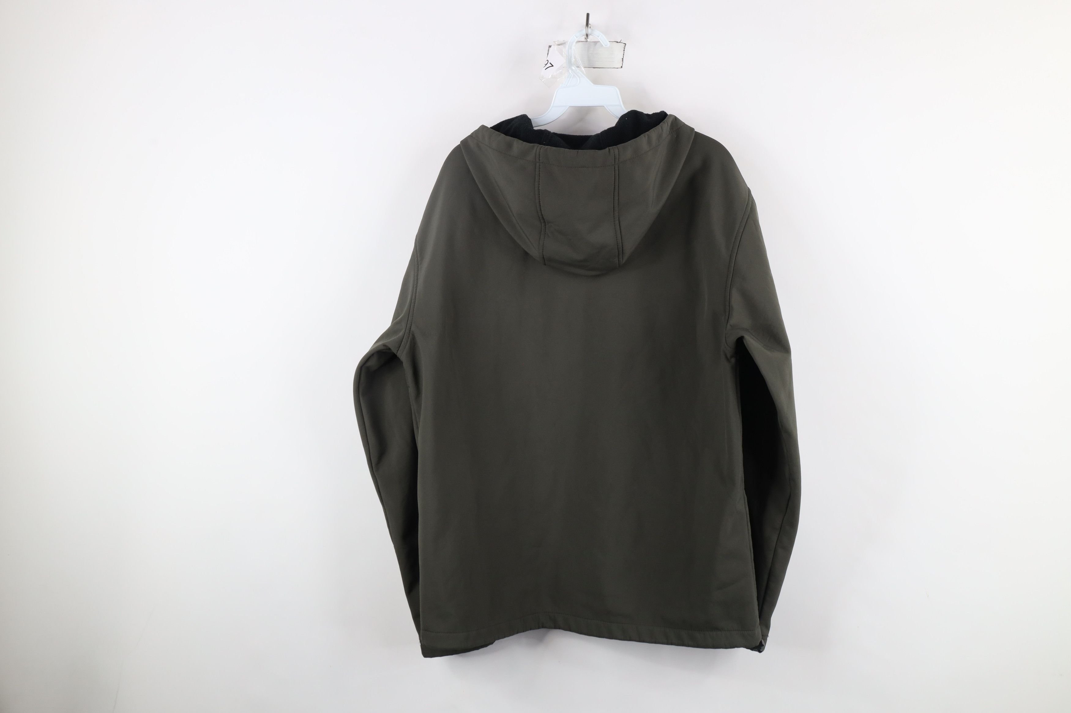 New Balance × Vintage Vintage New Balance Fleece Lined Soft Shell Hooded Jacket Size US M / EU 48-50 / 2 - 13 Thumbnail