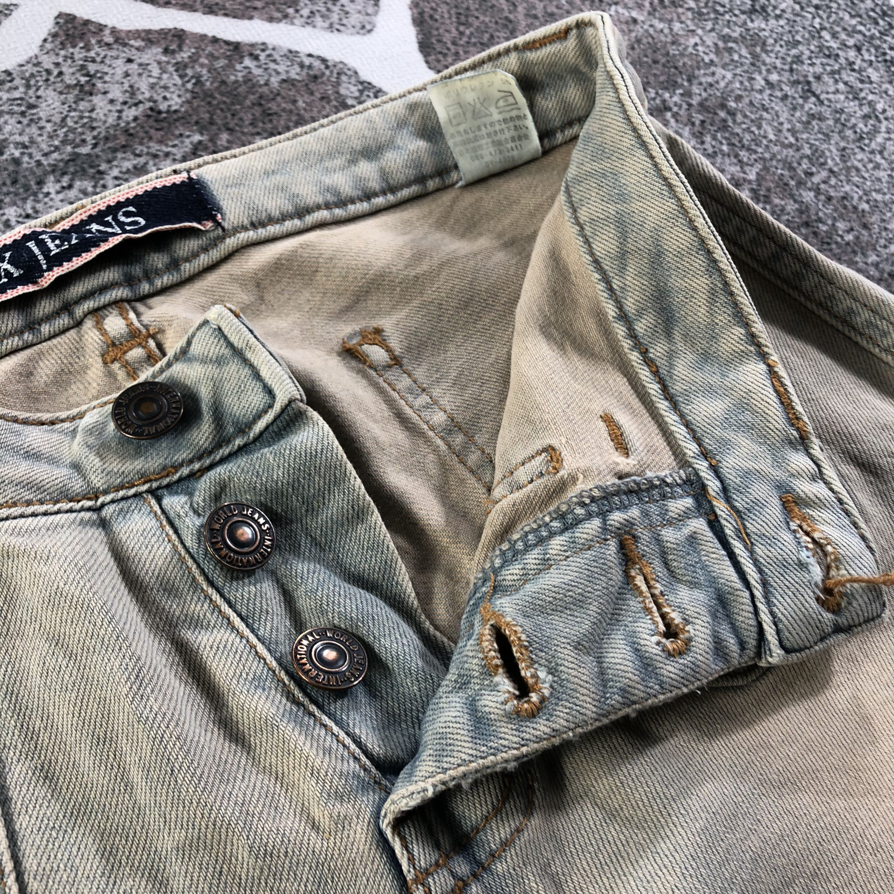 Japanese Brand Vintage Japanese Brand Flared Jeans KJ2076 Size 29" - 7 Thumbnail