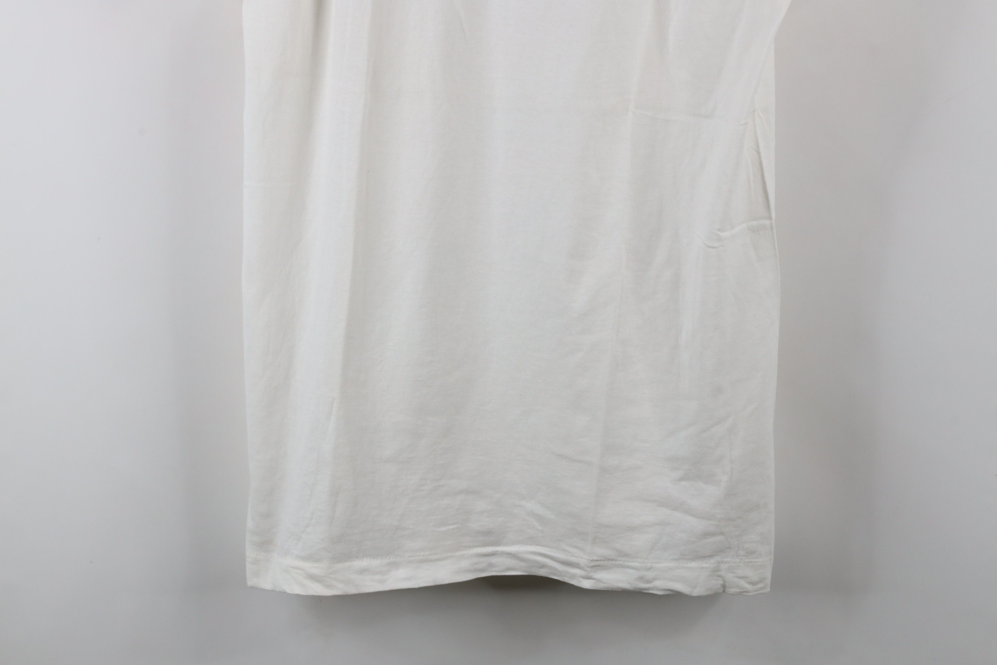 Vintage Vintage 90s Streetwear Cotton Short Sleeve T-Shirt White USA Size US XL / EU 56 / 4 - 3 Thumbnail