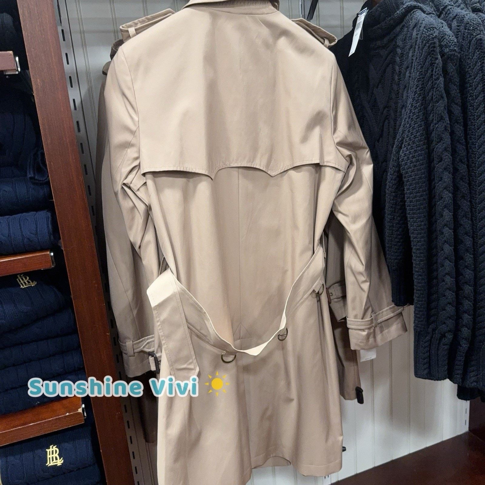 Lauren Ralph Lauren NWT Ralph Lauren Woman Double-Breasted Trench Coat beige L Size L / US 10 / IT 46 - 7 Thumbnail