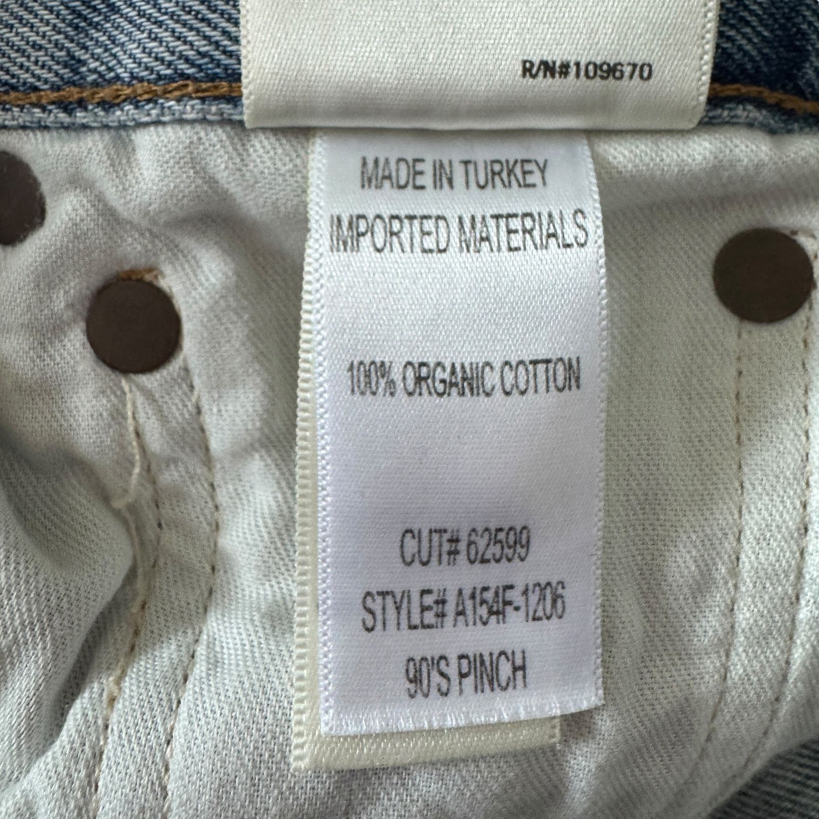 Agolde AGOLDE 90s Pinch Waist Jeans Ruminate Wash Size 25" / US 0 / IT 36 - 7 Thumbnail