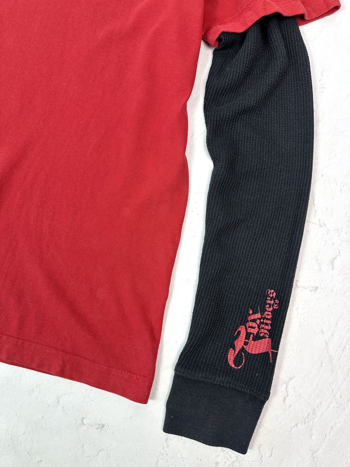 Fox Racing Y2K Vintage Fox Red Printed Long Sleeve Size US M / EU 48-50 / 2 - 3 Thumbnail