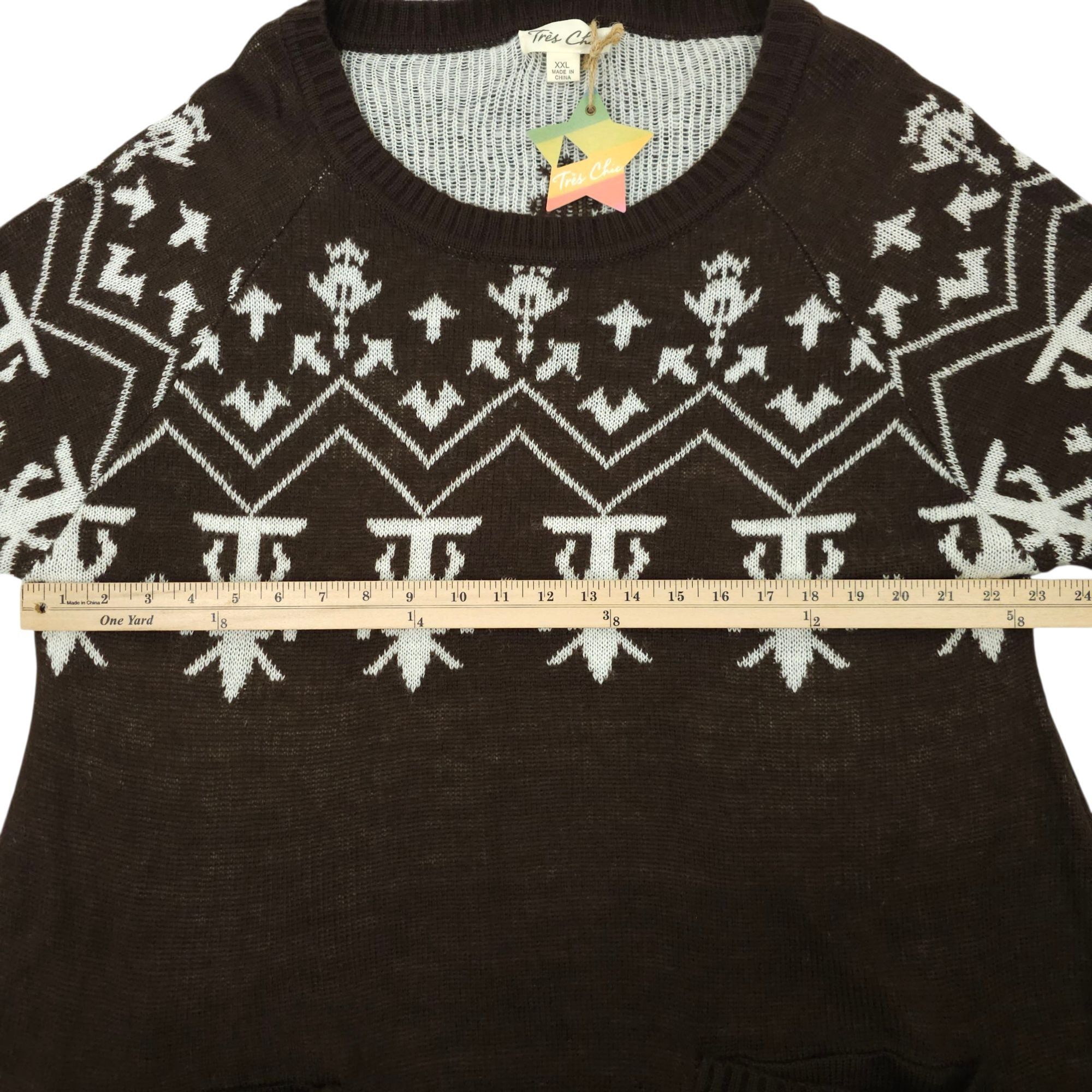 Other Tres Chic Pullover Knit Sweater Women XXL Pockets Nordic Size XXL / US 16-18 / IT 52-54 - 3 Thumbnail