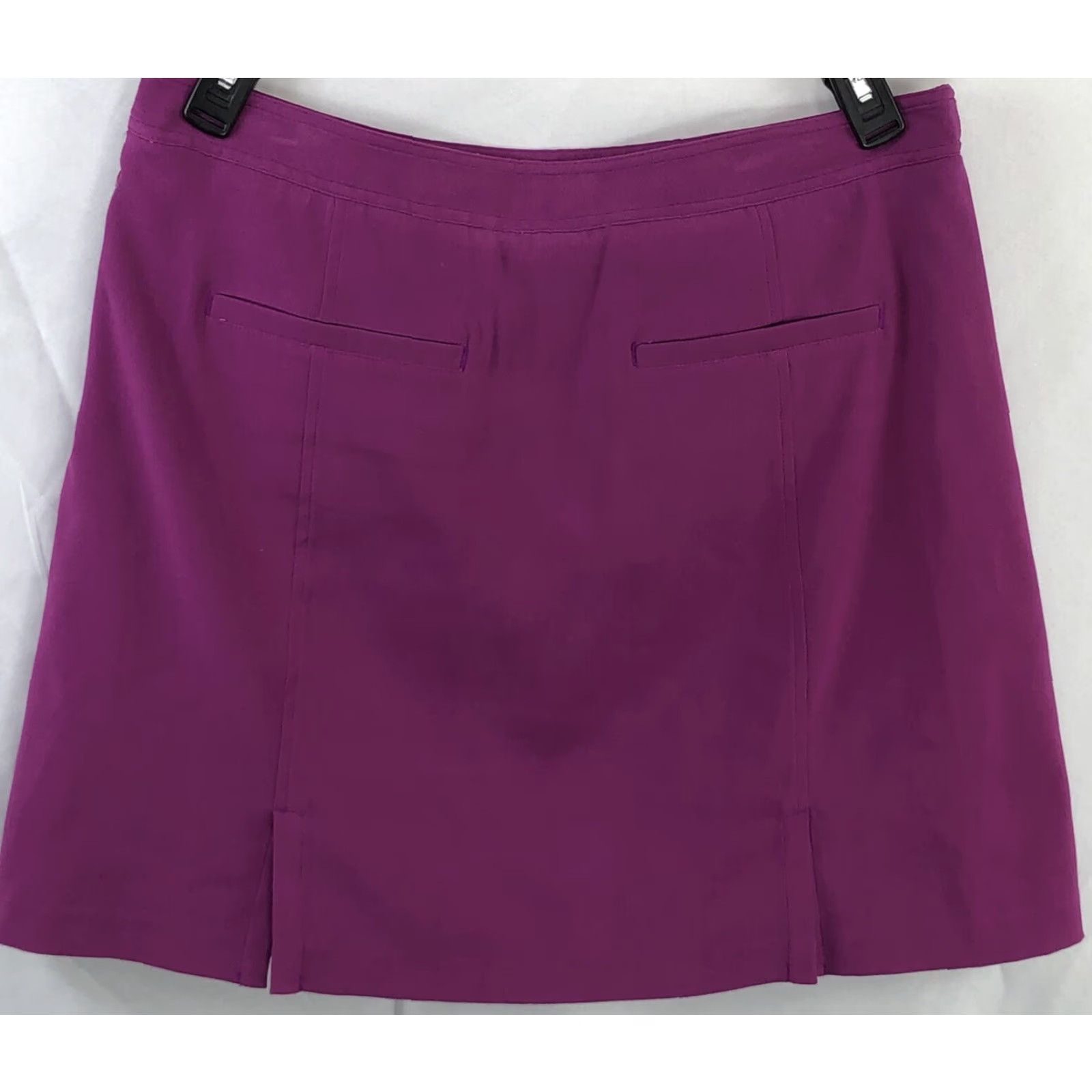 Vintage Clover Bobby Jones Skort Women XL Purple 33" Waist Pleated Pockets Golf Tennis Size 40" / US 18 - 2 Thumbnail