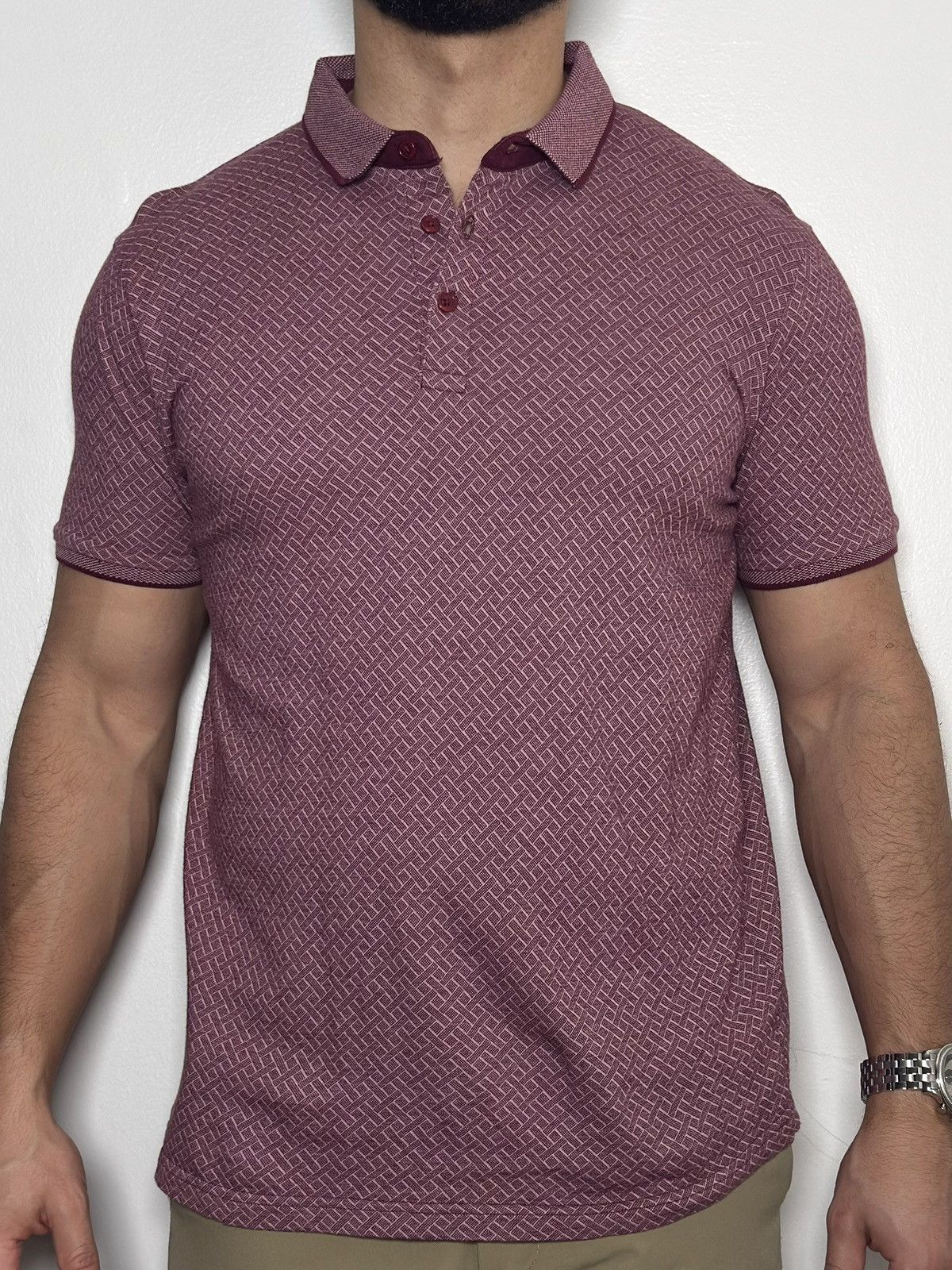 Other Stitches & Rivets Burgundy Polo Size US M / EU 48-50 / 2 - 3 Thumbnail