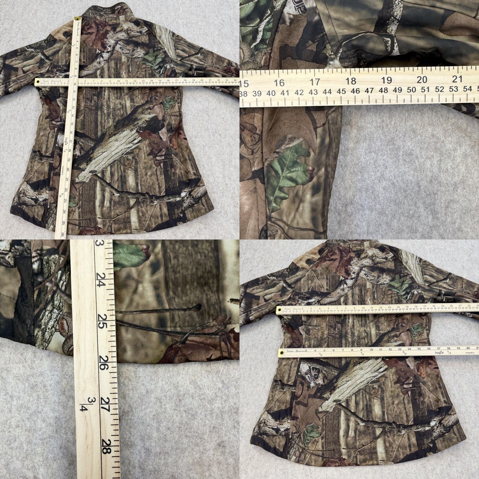 Vintage Mossy Oak Womens Jacket Camouflage Softshell Brown M Mid-Length Zip Pockets Full Zip Collared Lined Outdoor Casual Travel Mens Womens Size M / US 6-8 / IT 42-44 - 8 Thumbnail