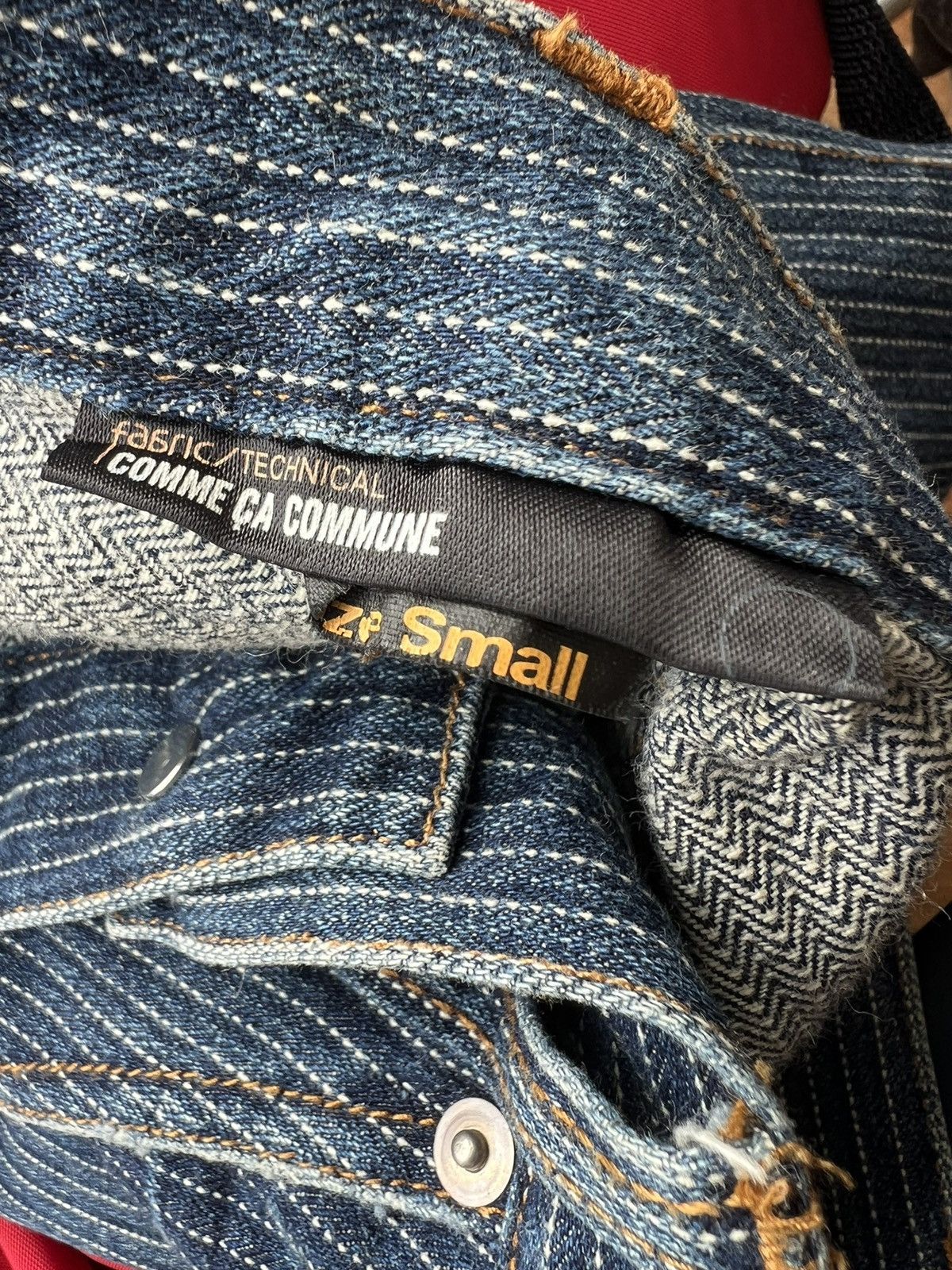 Comme Ca Ism COMME CA COMMUNE X Goldwin Fade Denim Bush Pant Jeans Size US 29 - 20 Thumbnail