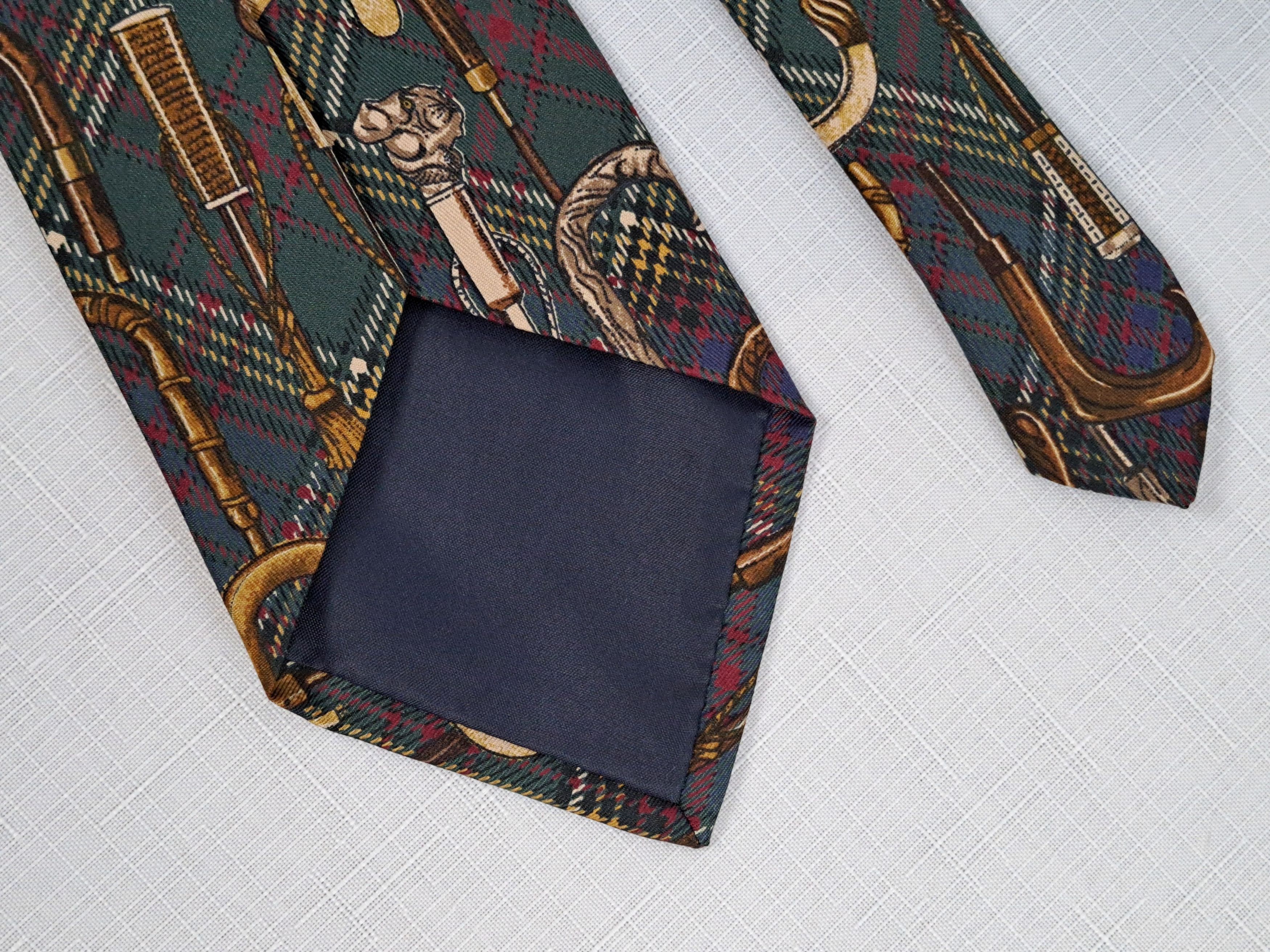 Polo Ralph Lauren Polo Ralph Lauren cane print silk tie. Size ONE SIZE - 8 Thumbnail