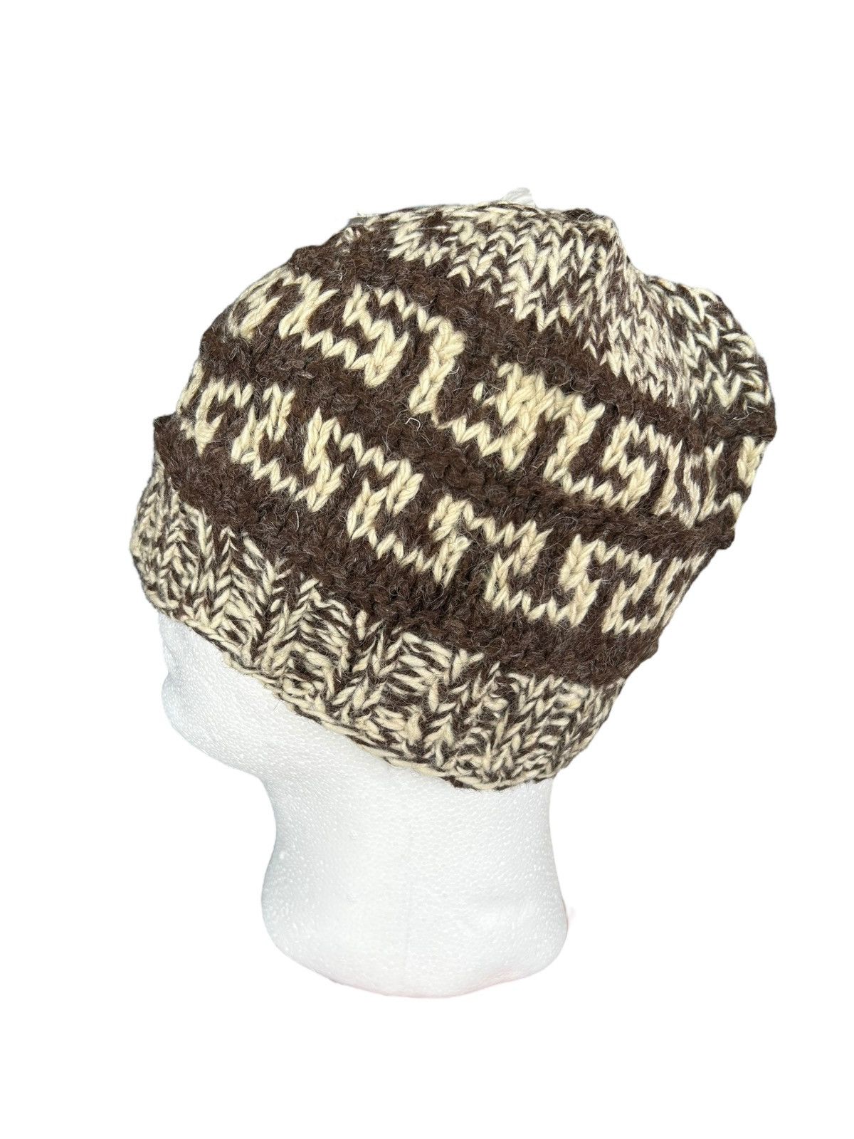 Japanese Brand × Kapital × Vintage Hippies style Crochet Knitted mohair Beanie Hats with tags Size ONE SIZE - 3 Thumbnail