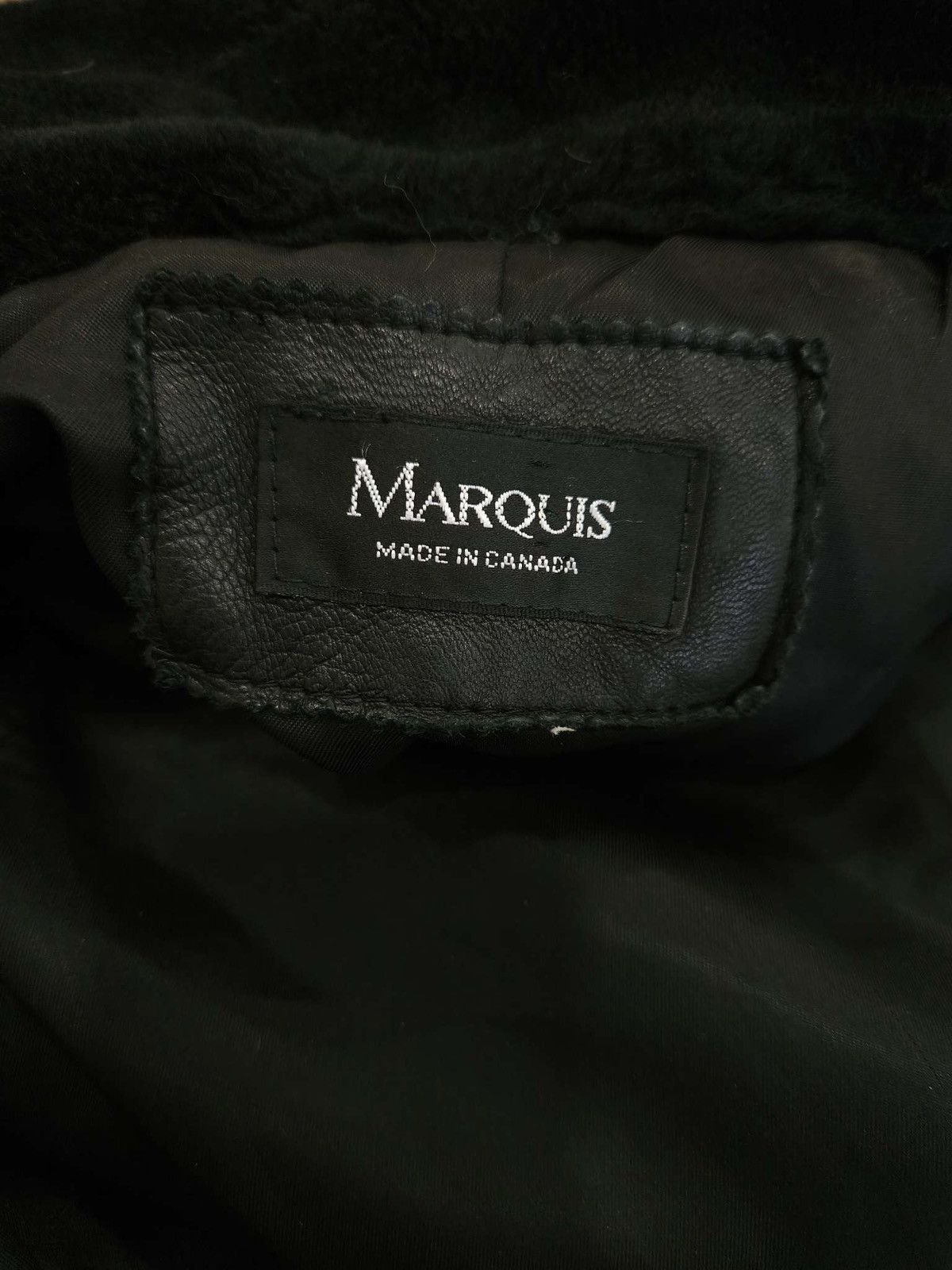 Vintage Vintage Genuine Leather/Lambskin Quilted Jacket By Marquis Size XXL / US 16-18 / IT 52-54 - 18 Thumbnail