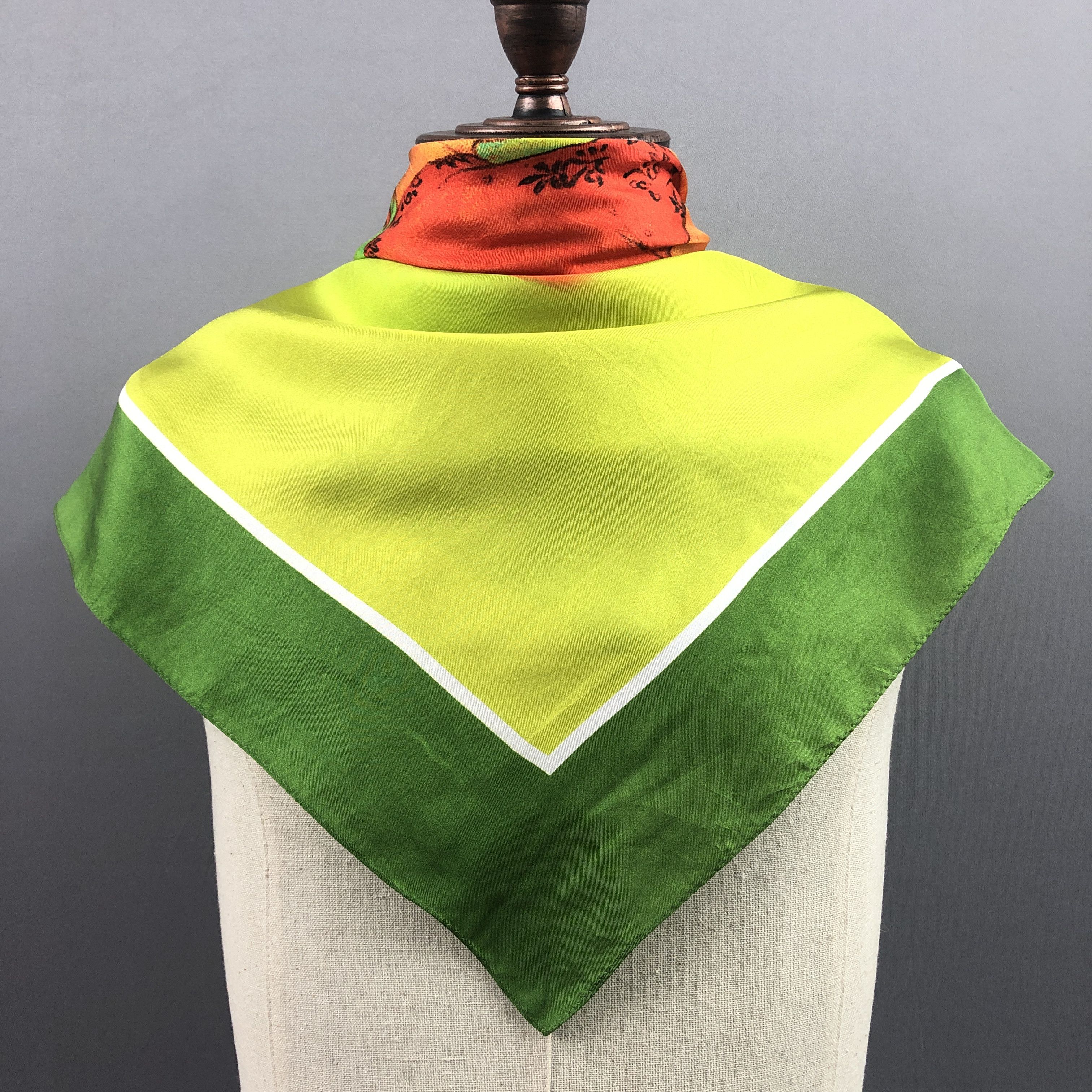 Fuck Art, Make Tees Vintage Kawashima SILK Scarf Twill Stole Wraps Scarves Size ONE SIZE - 2 Thumbnail