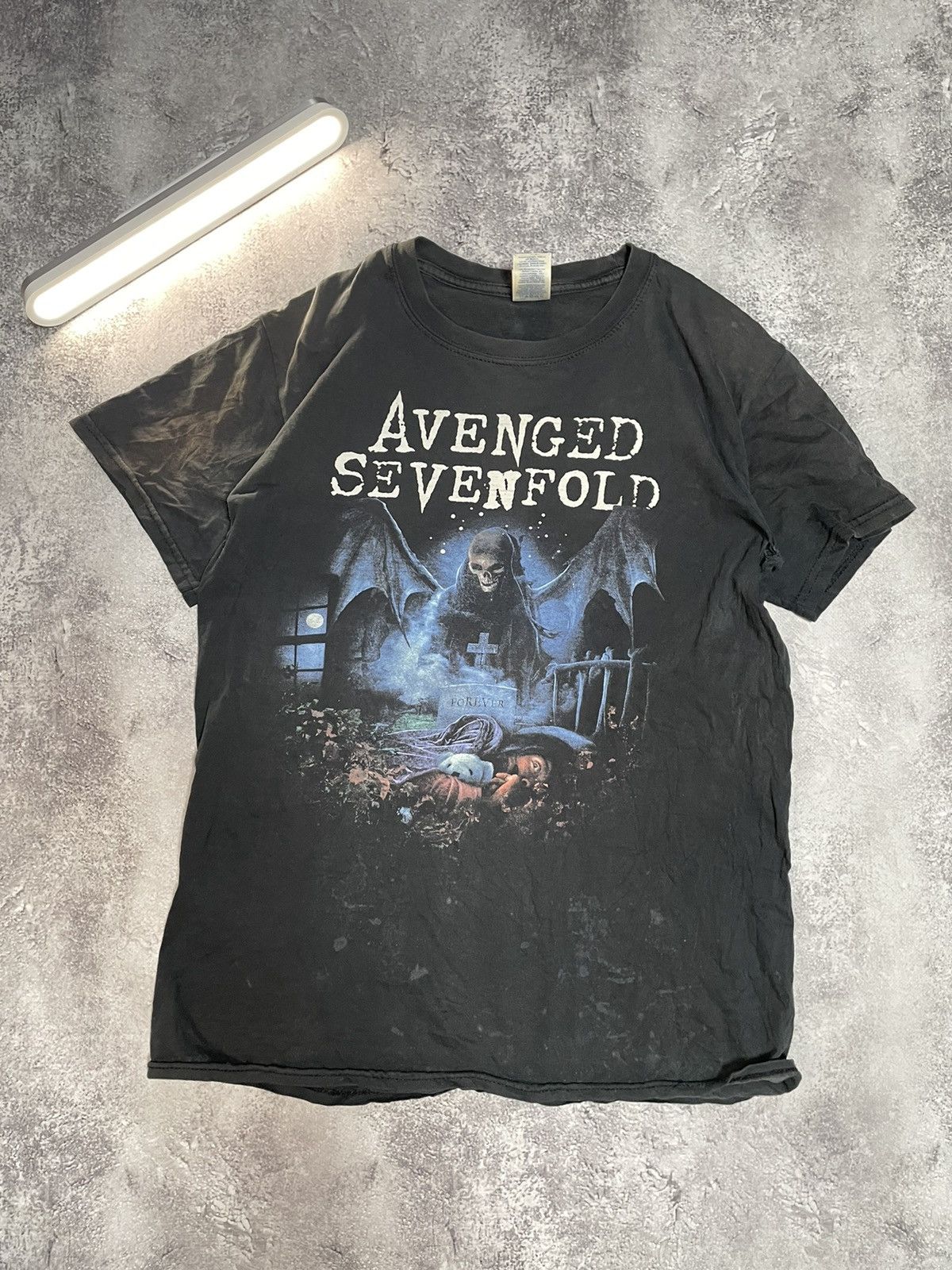 Band Tees × Vintage Vintage Avenged Sevenfold Demon In A Nightmare On Cemetery Size US M / EU 48-50 / 2 - 1 Thumbnail