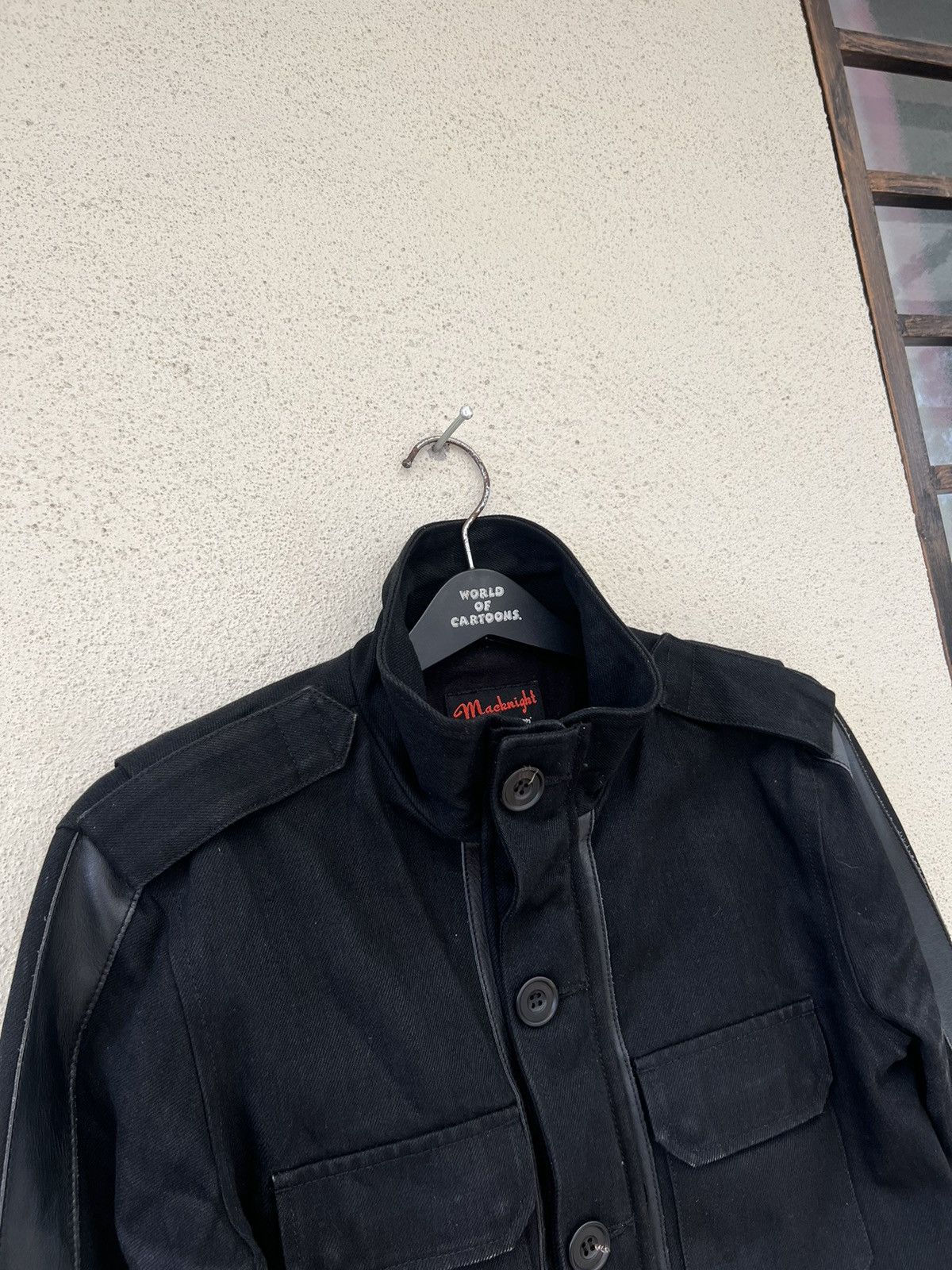 junhashimoto Jun Hashimoto Macknight Hybrid Black Denim Jacket Size US M / EU 48-50 / 2 - 7 Thumbnail